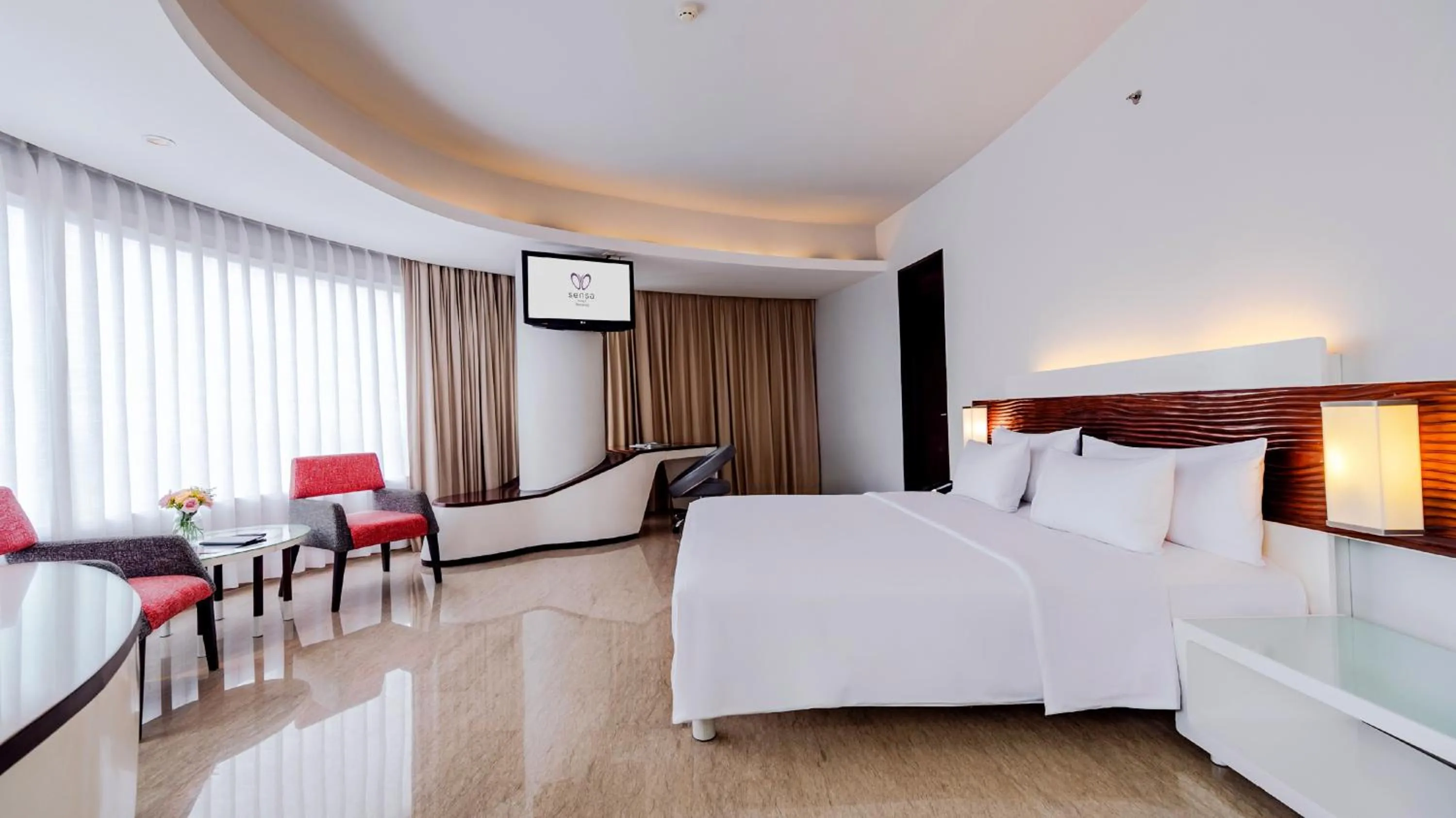 Bedroom, Bed in Sensa Hotel Bandung