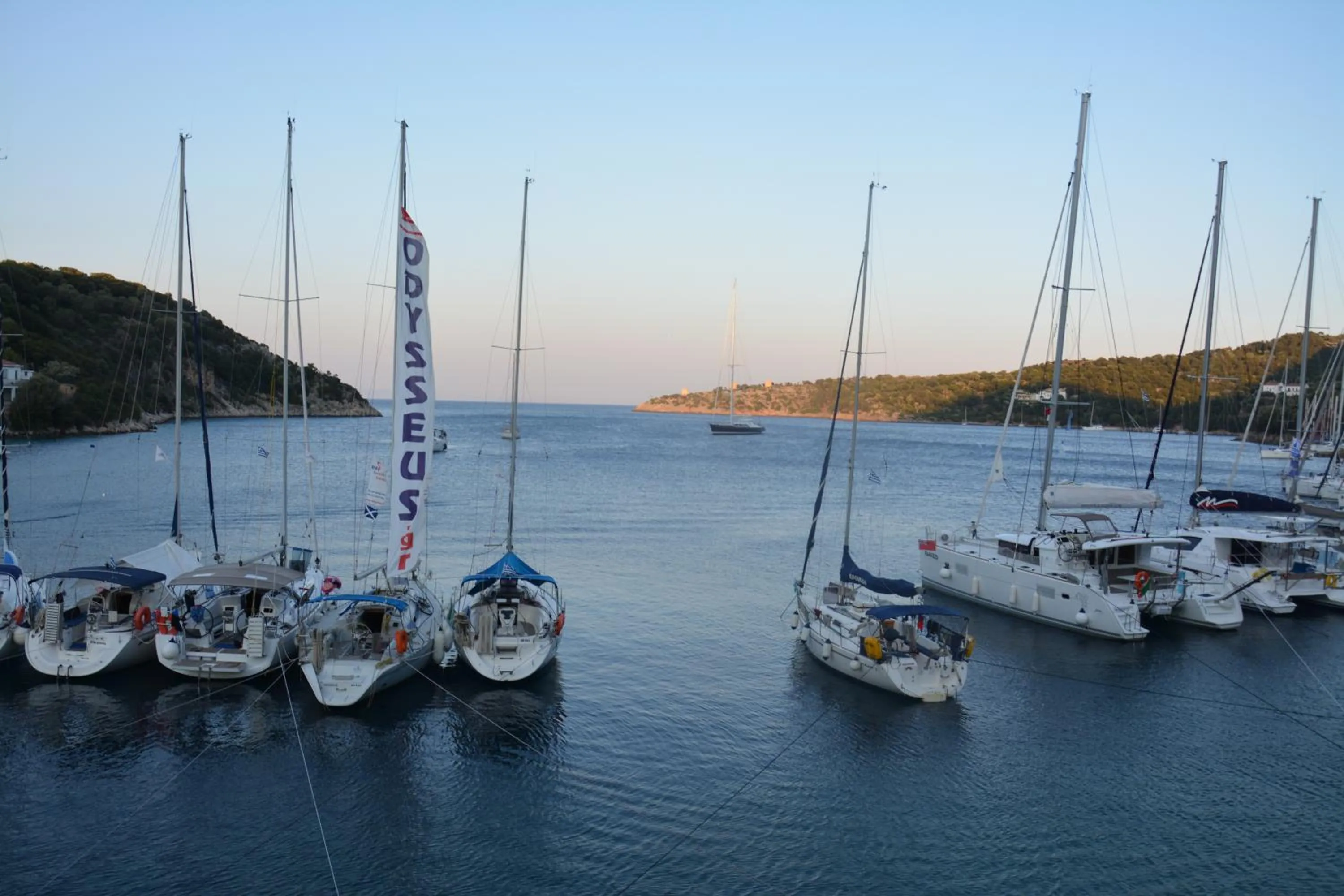 Sunset in Aristotelis Apartments