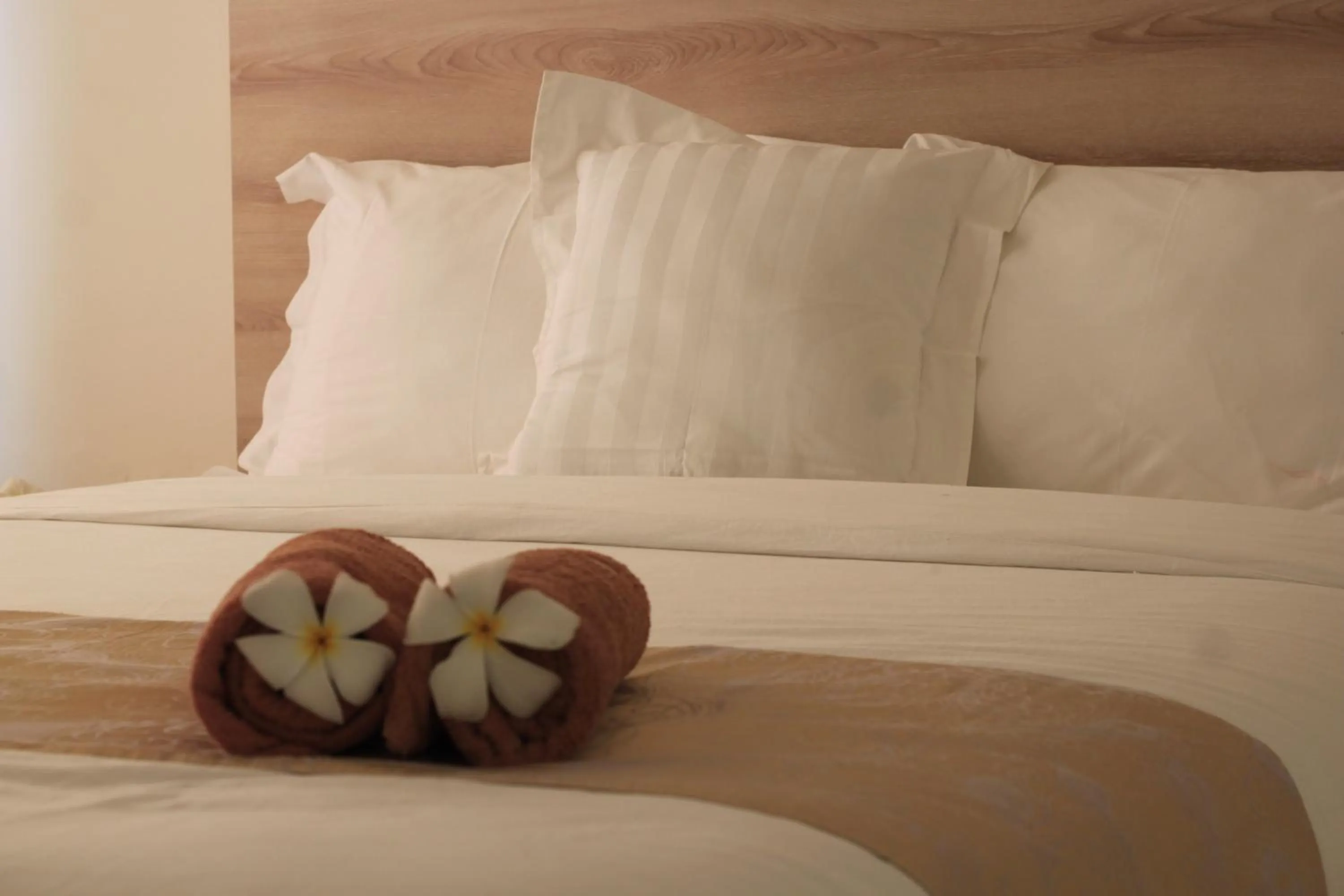 Bed in Wika Bali Beach House