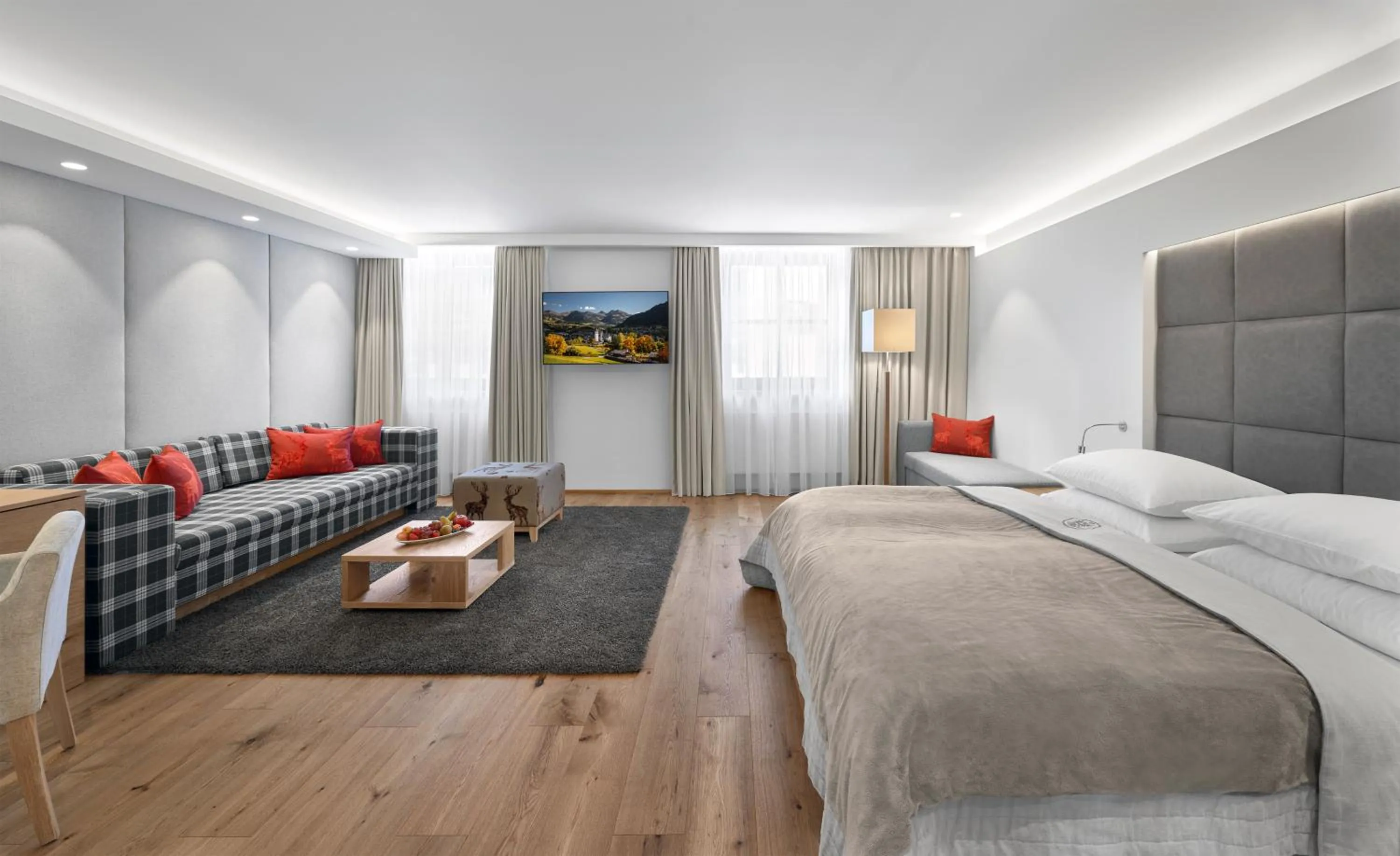 TV and multimedia, Bed in Schwarzer Adler Kitzbühel - Adults Only