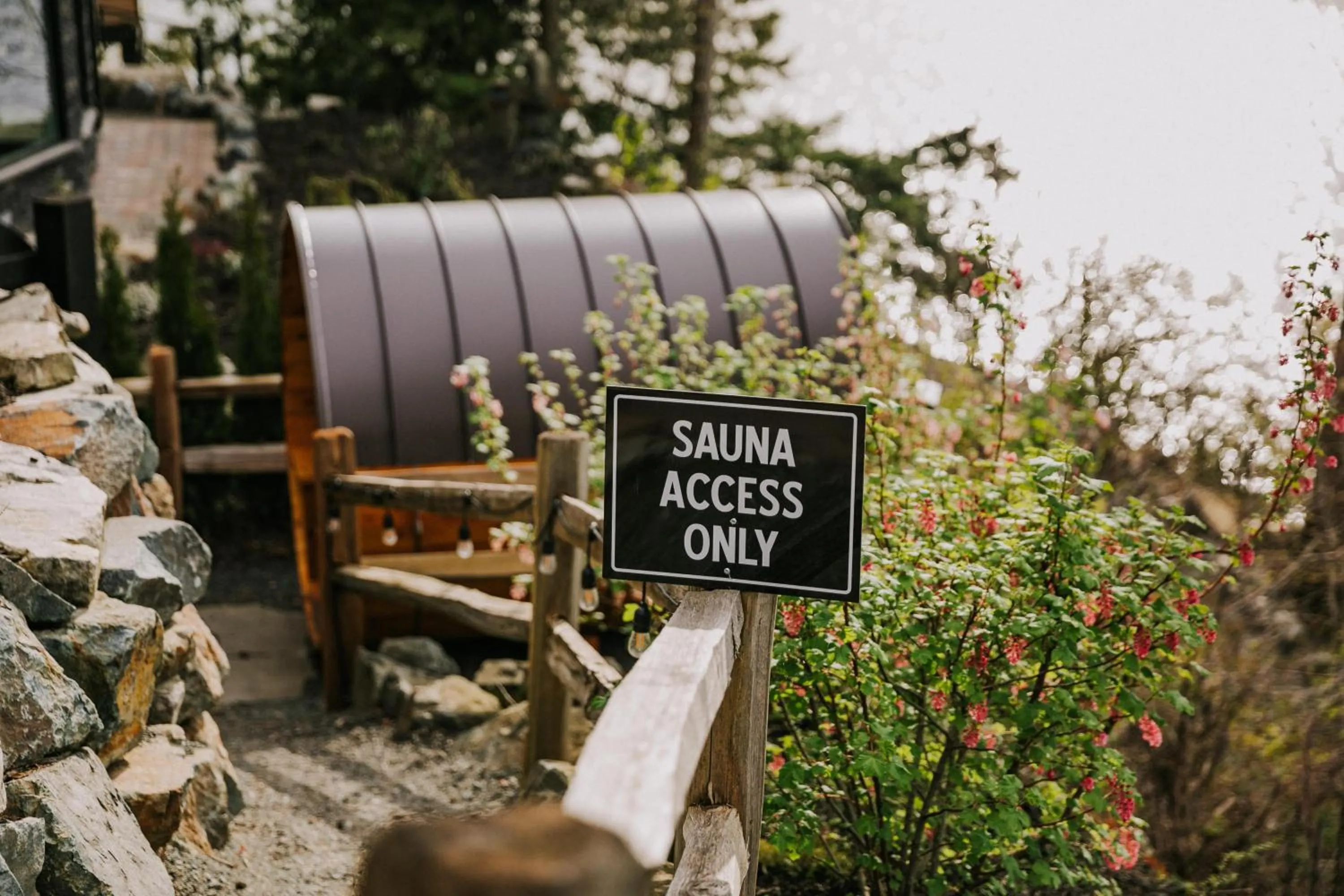 Sauna in The Lodge on Harrison Lake