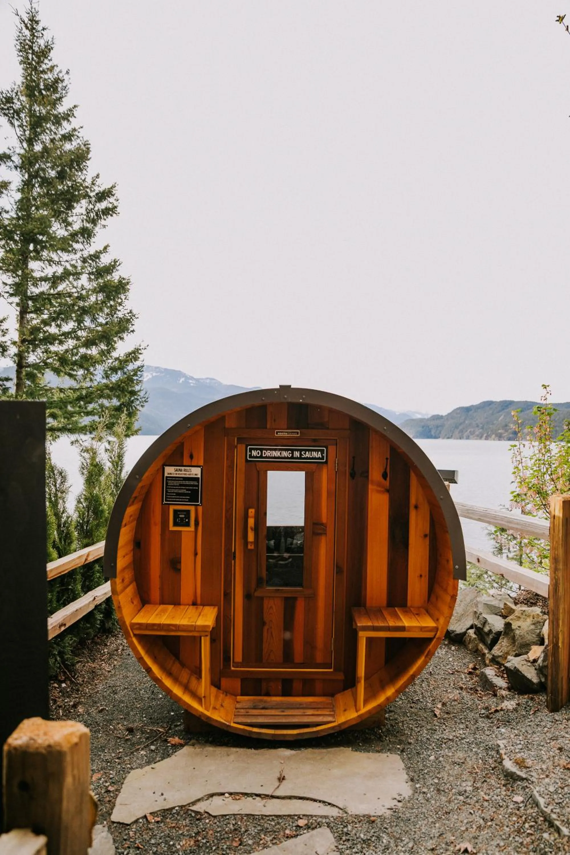 Sauna in The Lodge on Harrison Lake