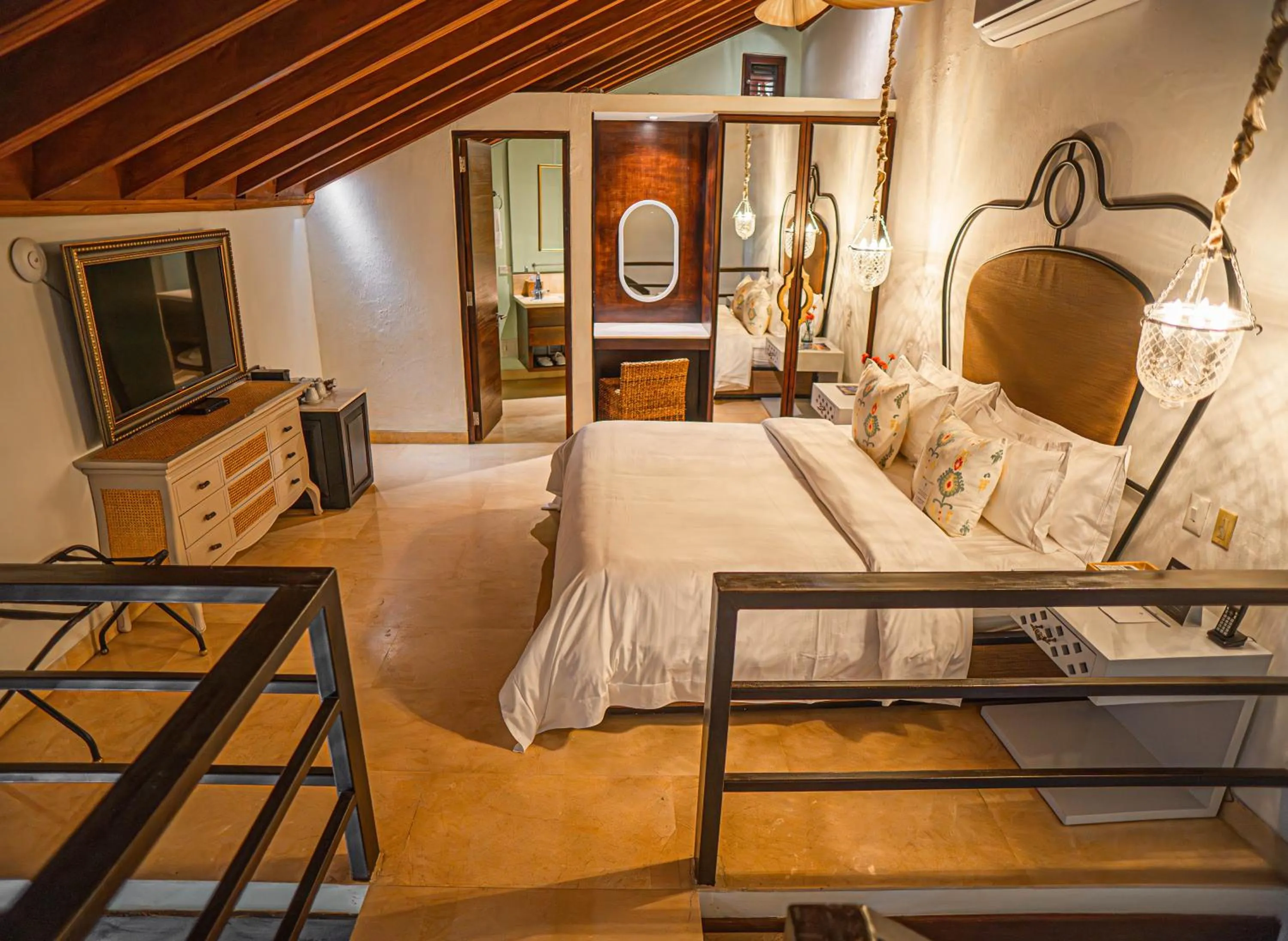 Bed in Hotel Capellán de Getsemaní