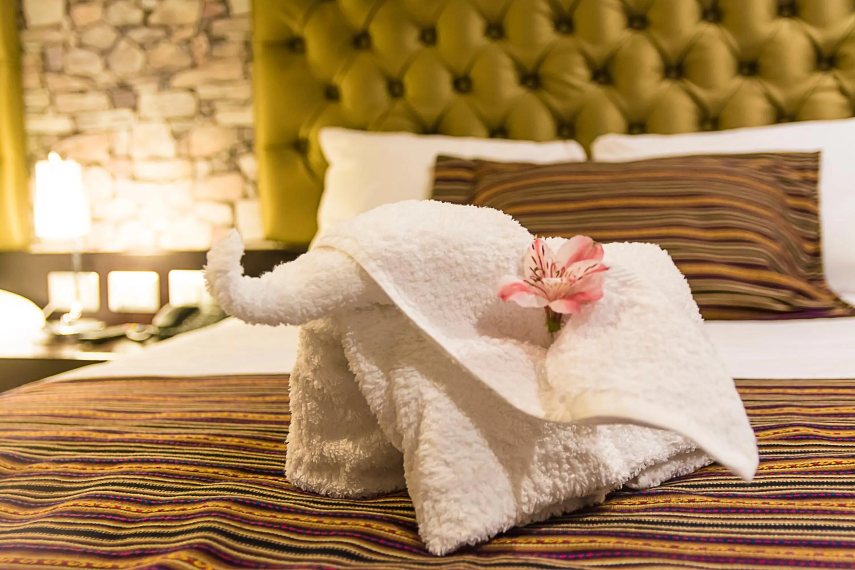 On site, Bed in Ureta Hotel