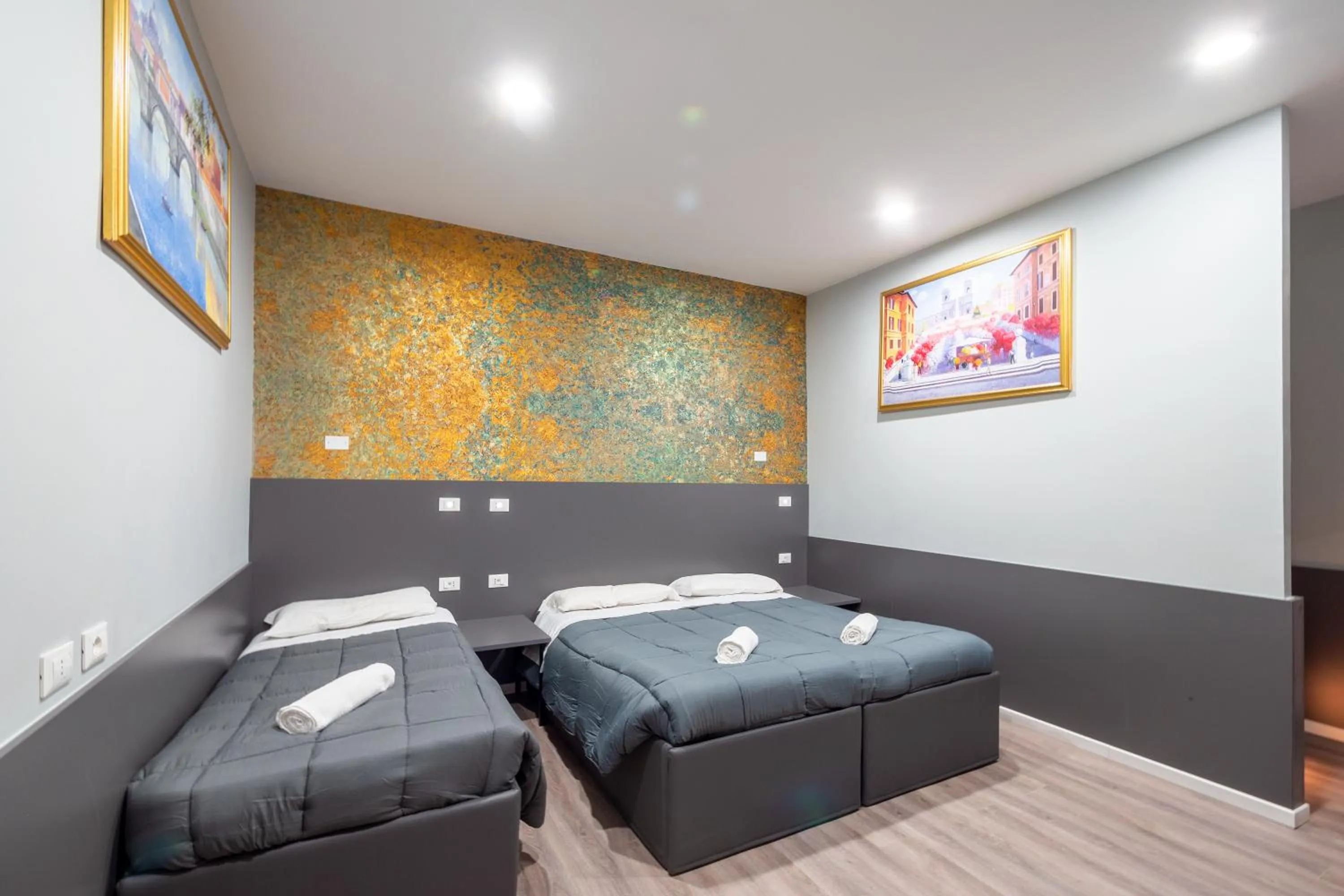 Bed in Alessandro Palace & Bar