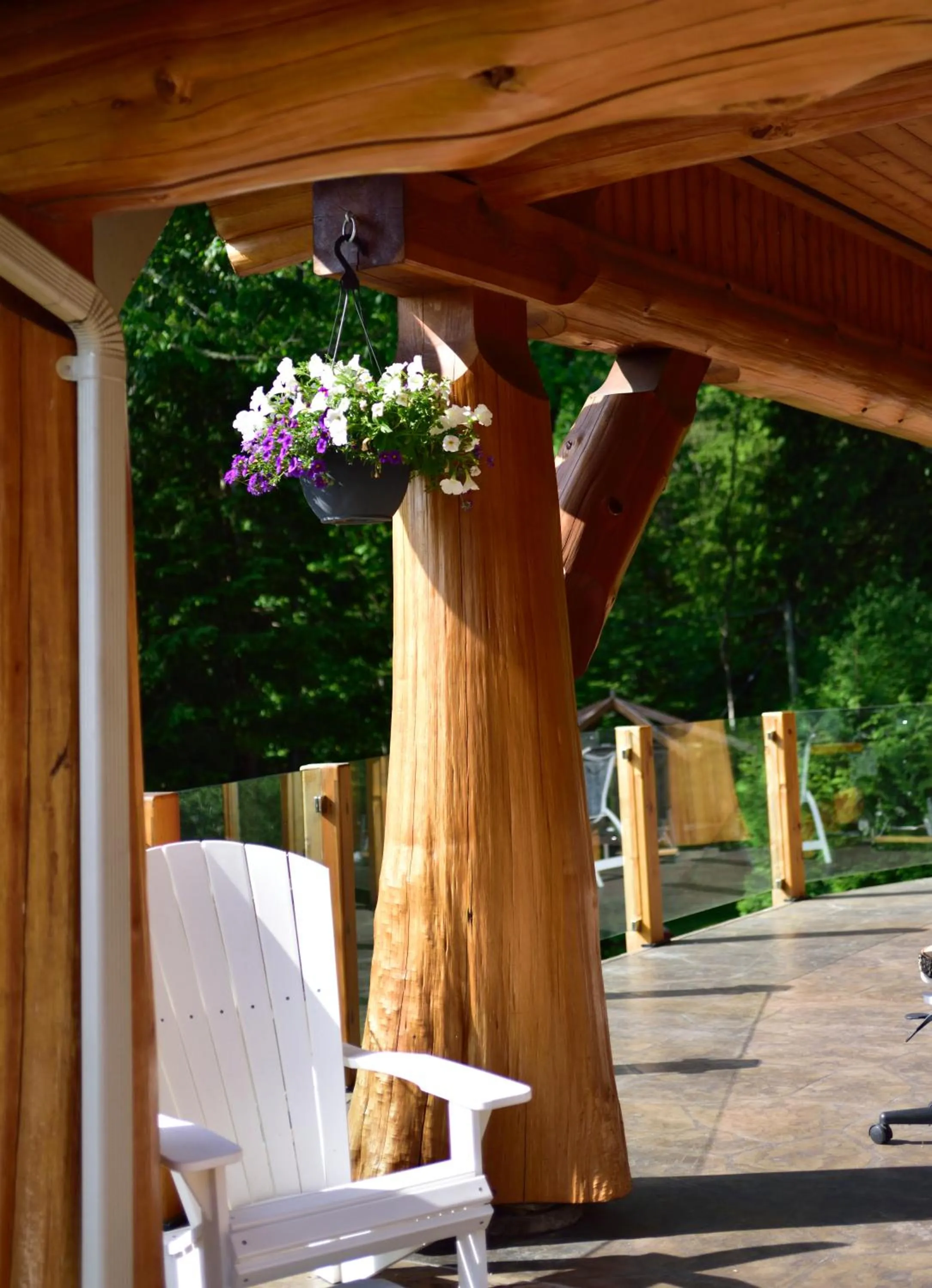 Patio in The Rockwell-Harrison Guest Lodge