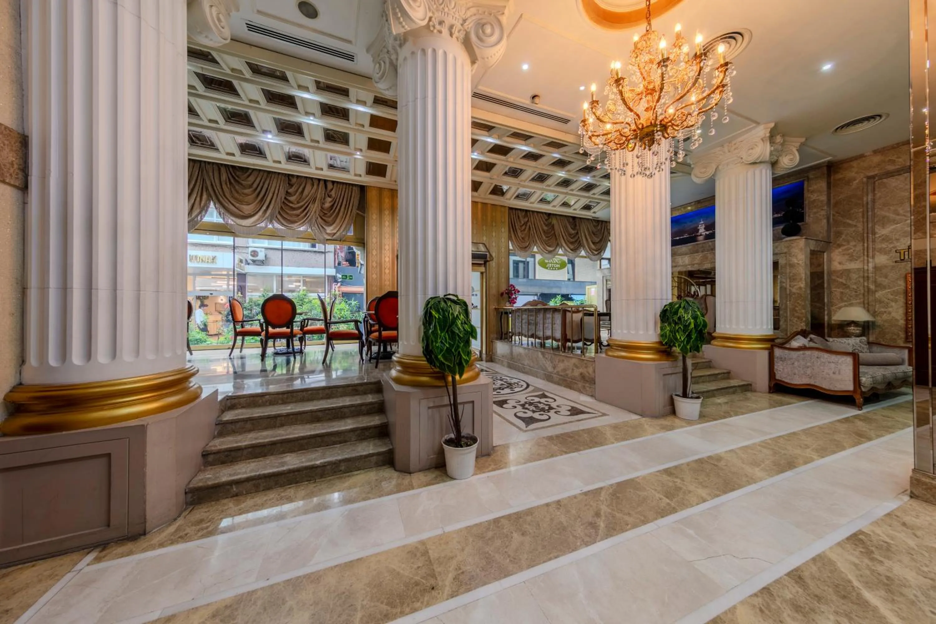 Lobby or reception in Tilia Hotel