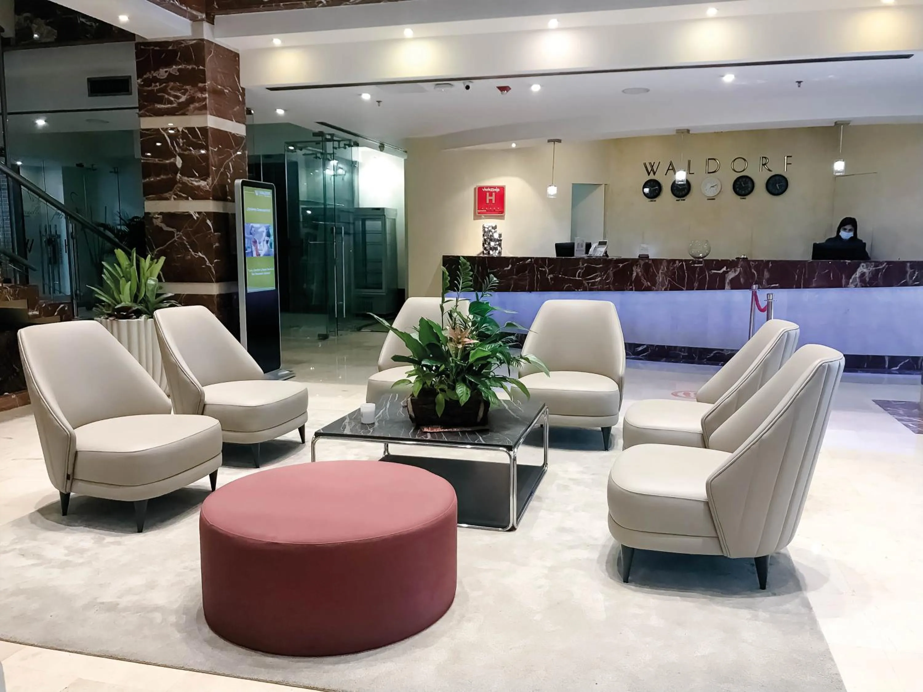 Lobby or reception in Waldorf Hotel