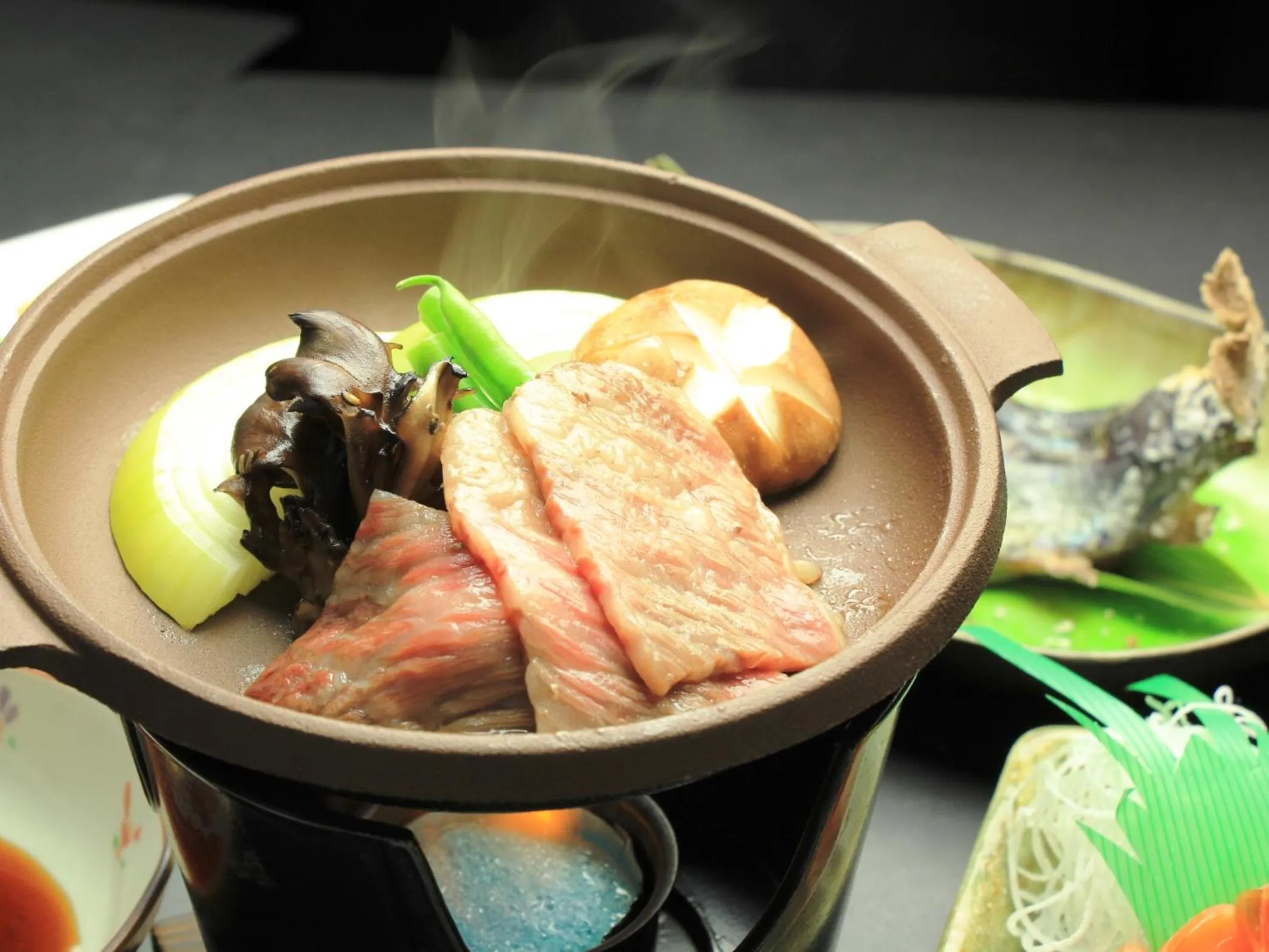 Food close-up in Oze Shinkousou