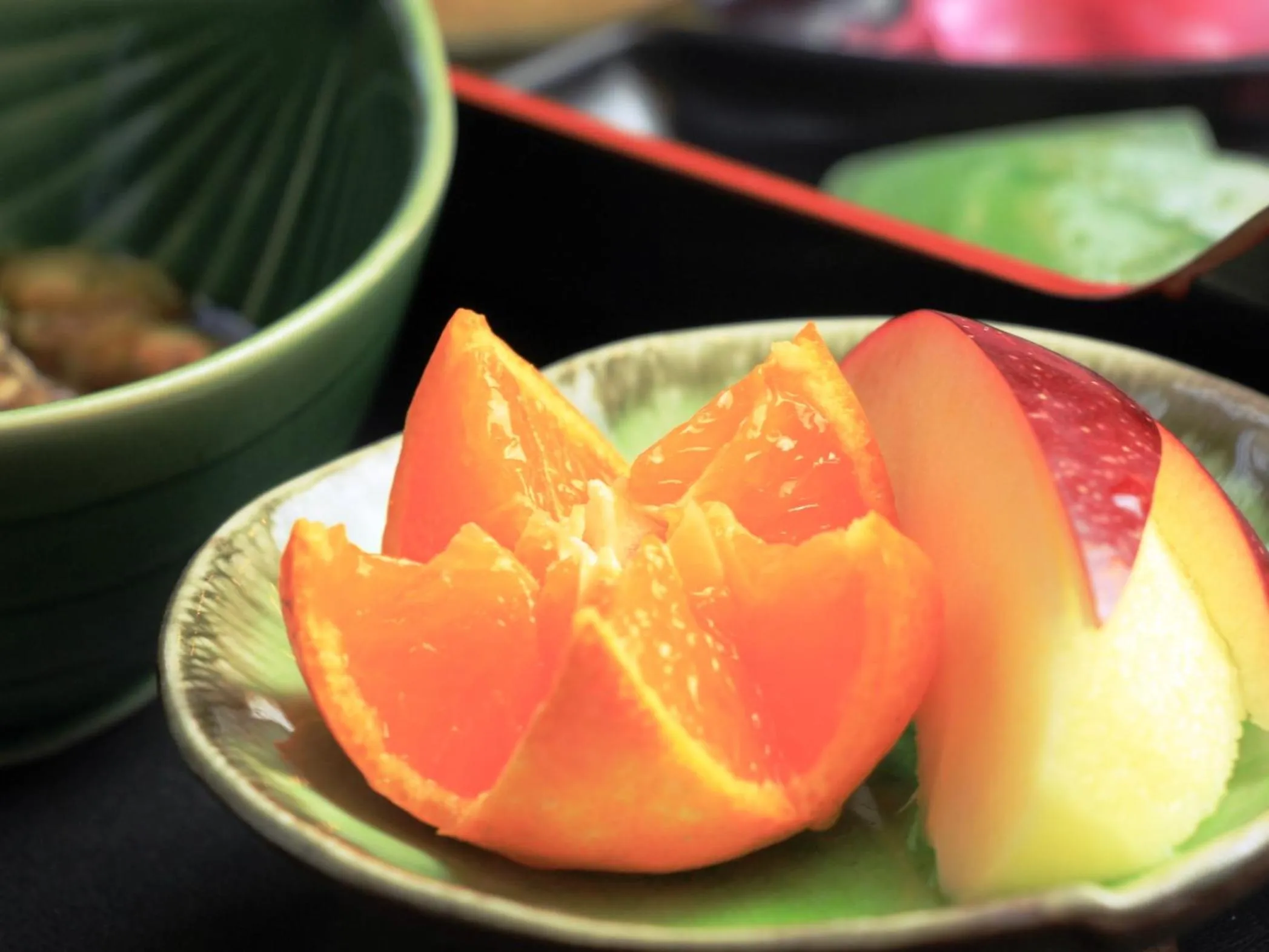 Food close-up in Oze Shinkousou