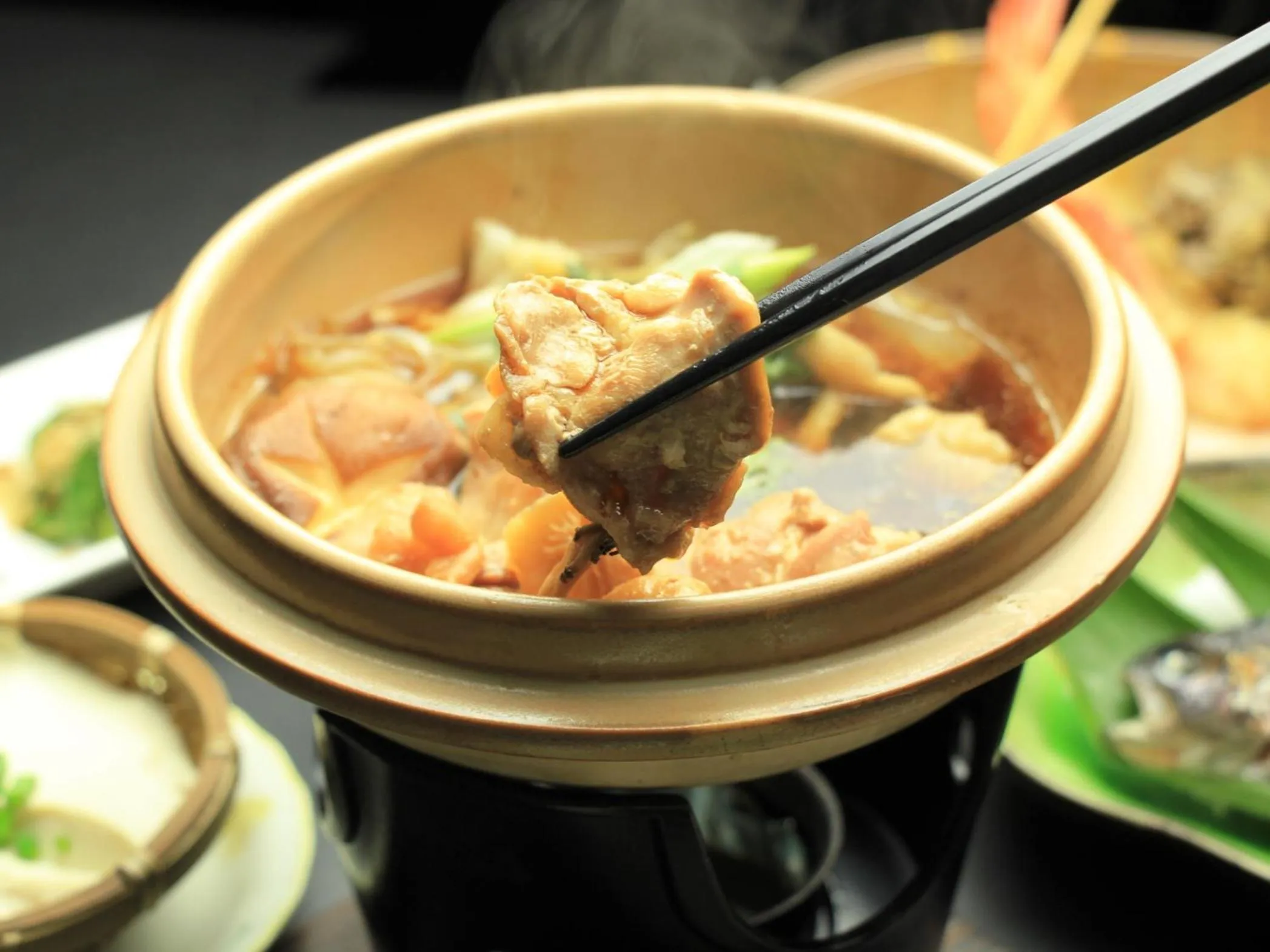 Food close-up in Oze Shinkousou