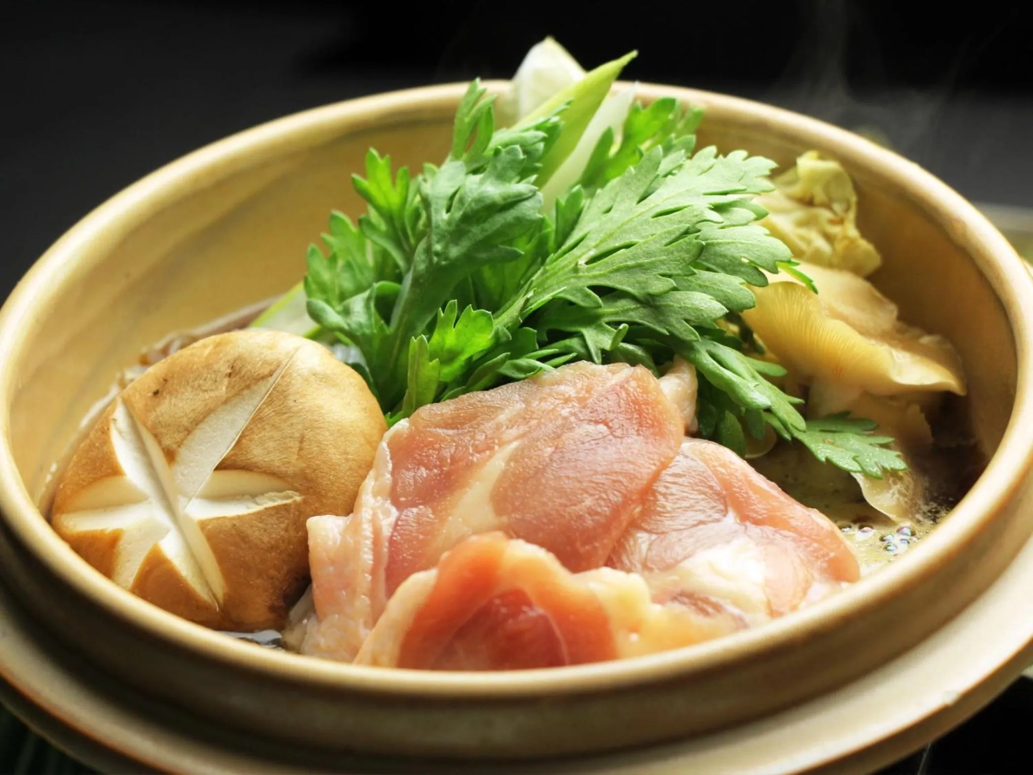 Food close-up in Oze Shinkousou