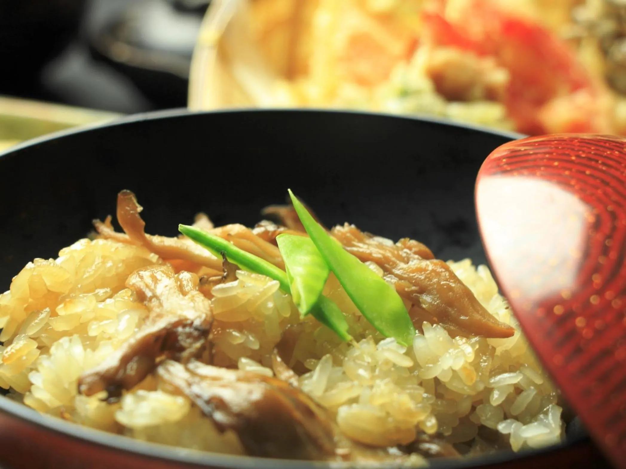 Food close-up in Oze Shinkousou