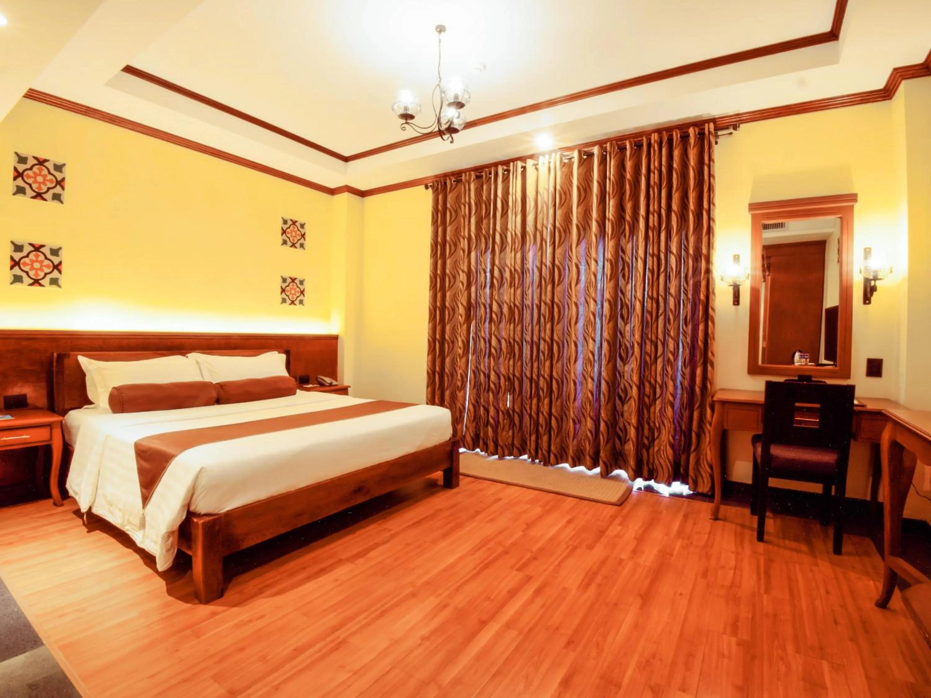 Bed in Sunlight Hotel Coron