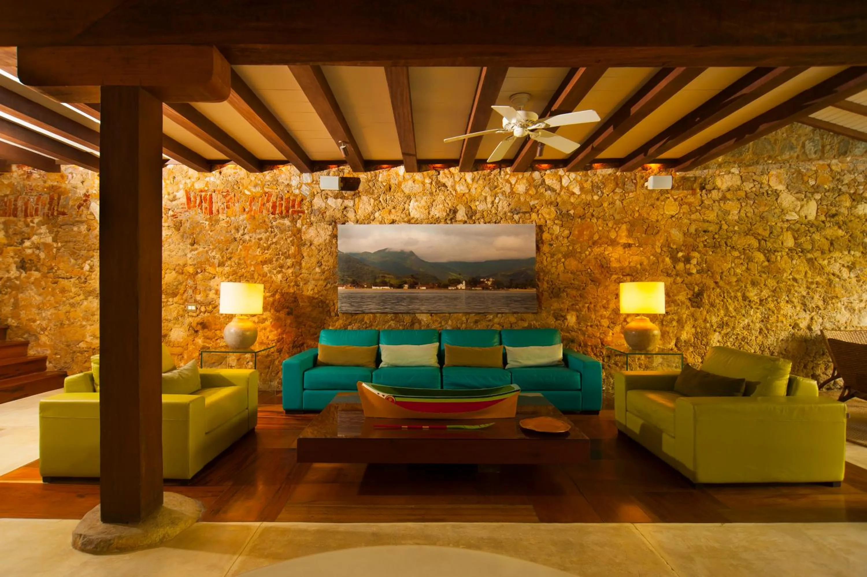 Living room in Casa Turquesa - Maison D´Hôtes