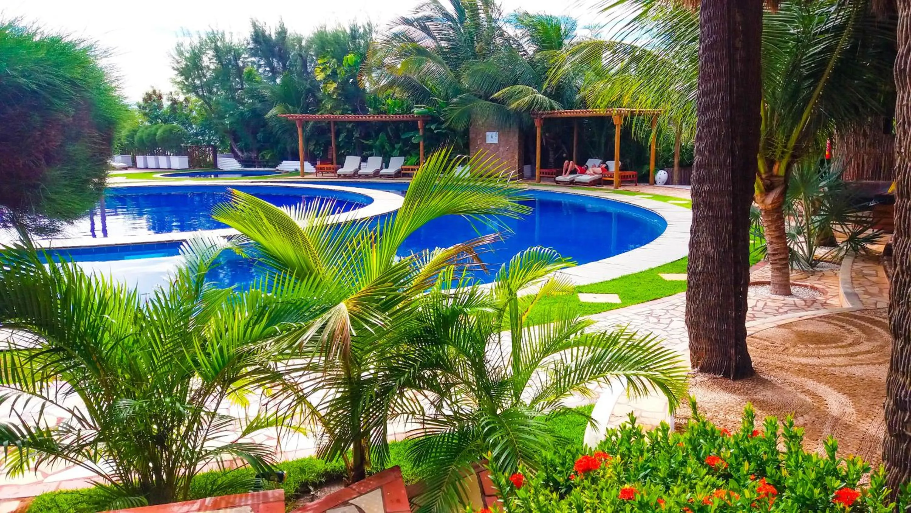 Pool view in Long Beach