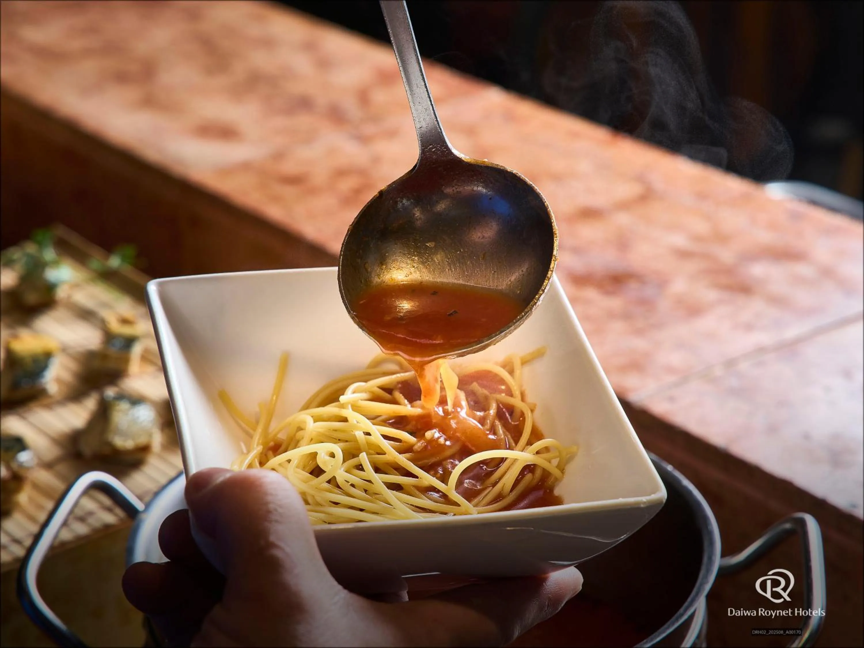 Buffet breakfast in Daiwa Roynet Hotel Tokyo Osaki