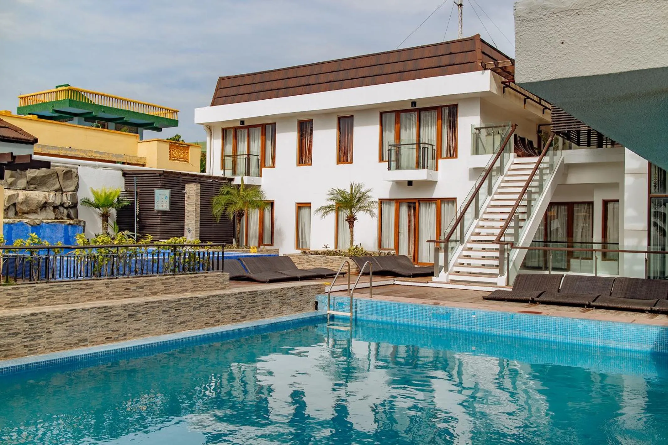 Swimming pool in Crown Regency Beach Resort