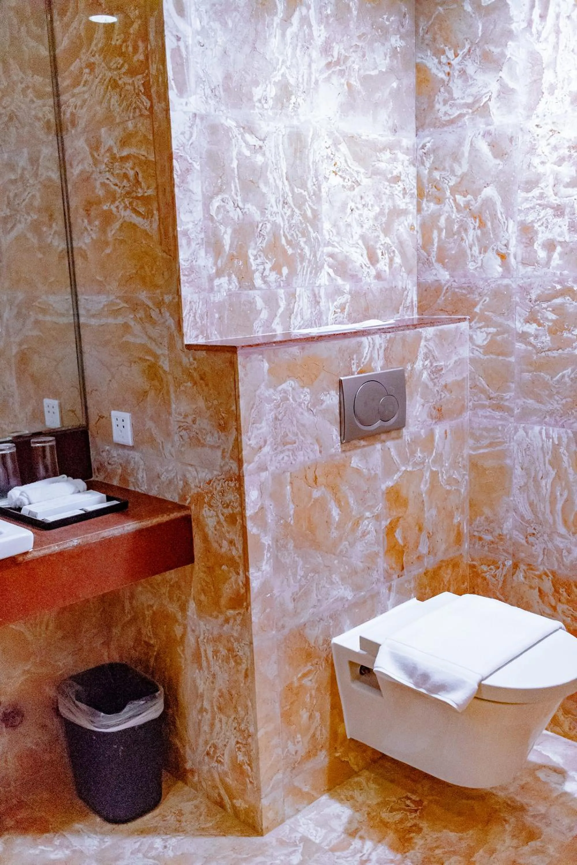 Toilet in Crown Regency Beach Resort