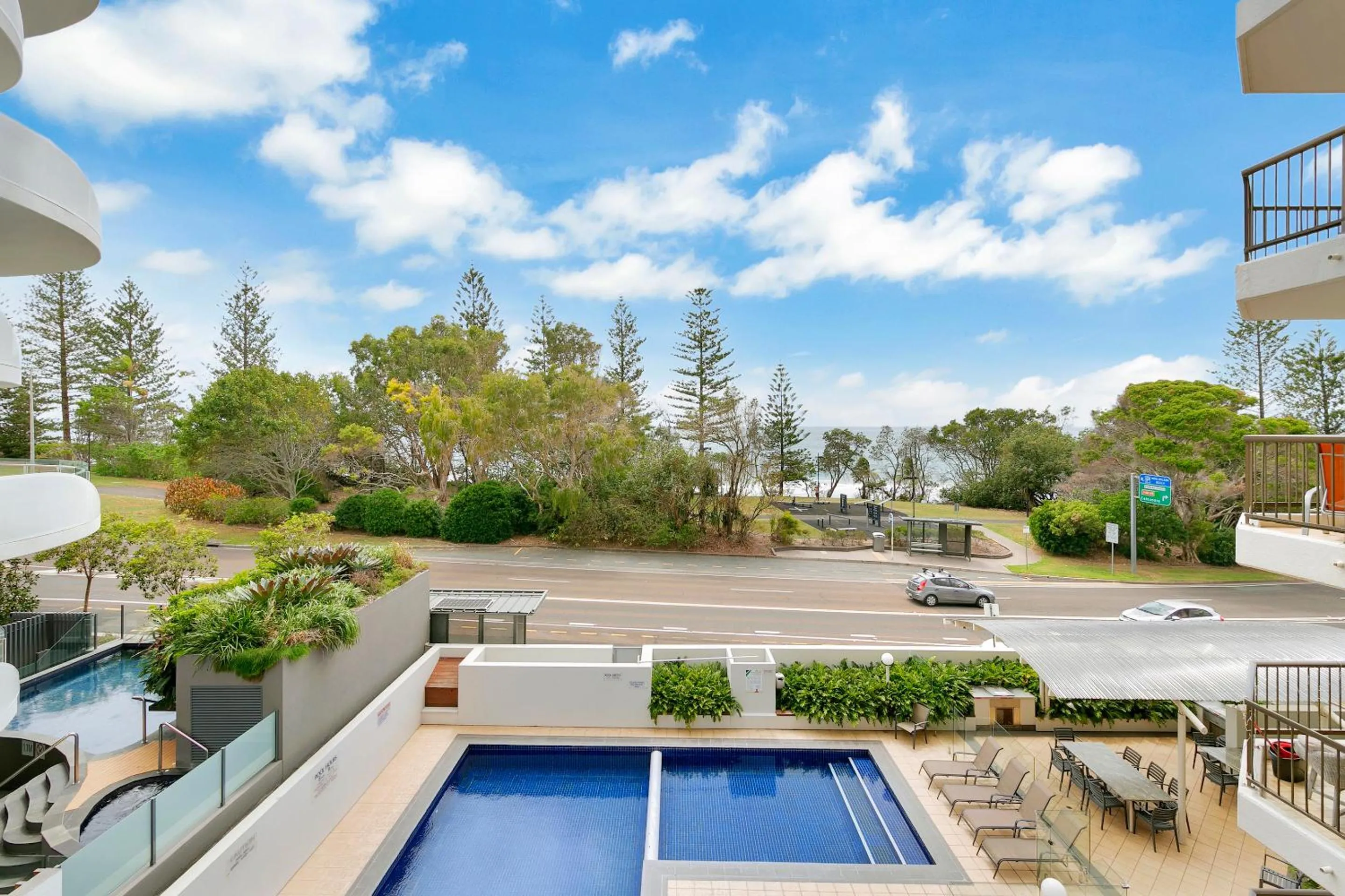 Pool view in Seaview Resort