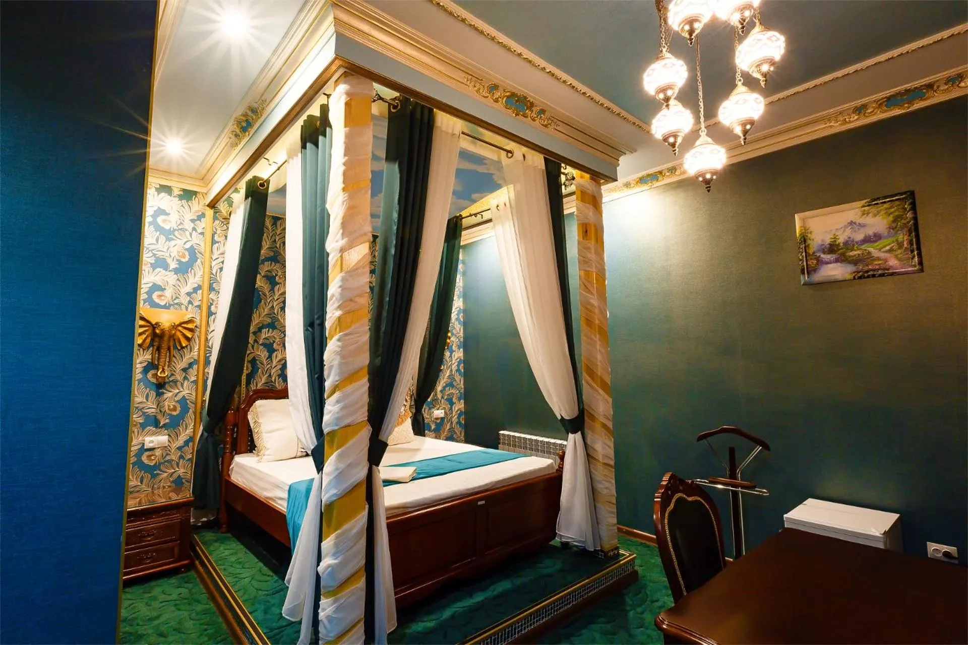 Bed in Salut Hotel Almaty