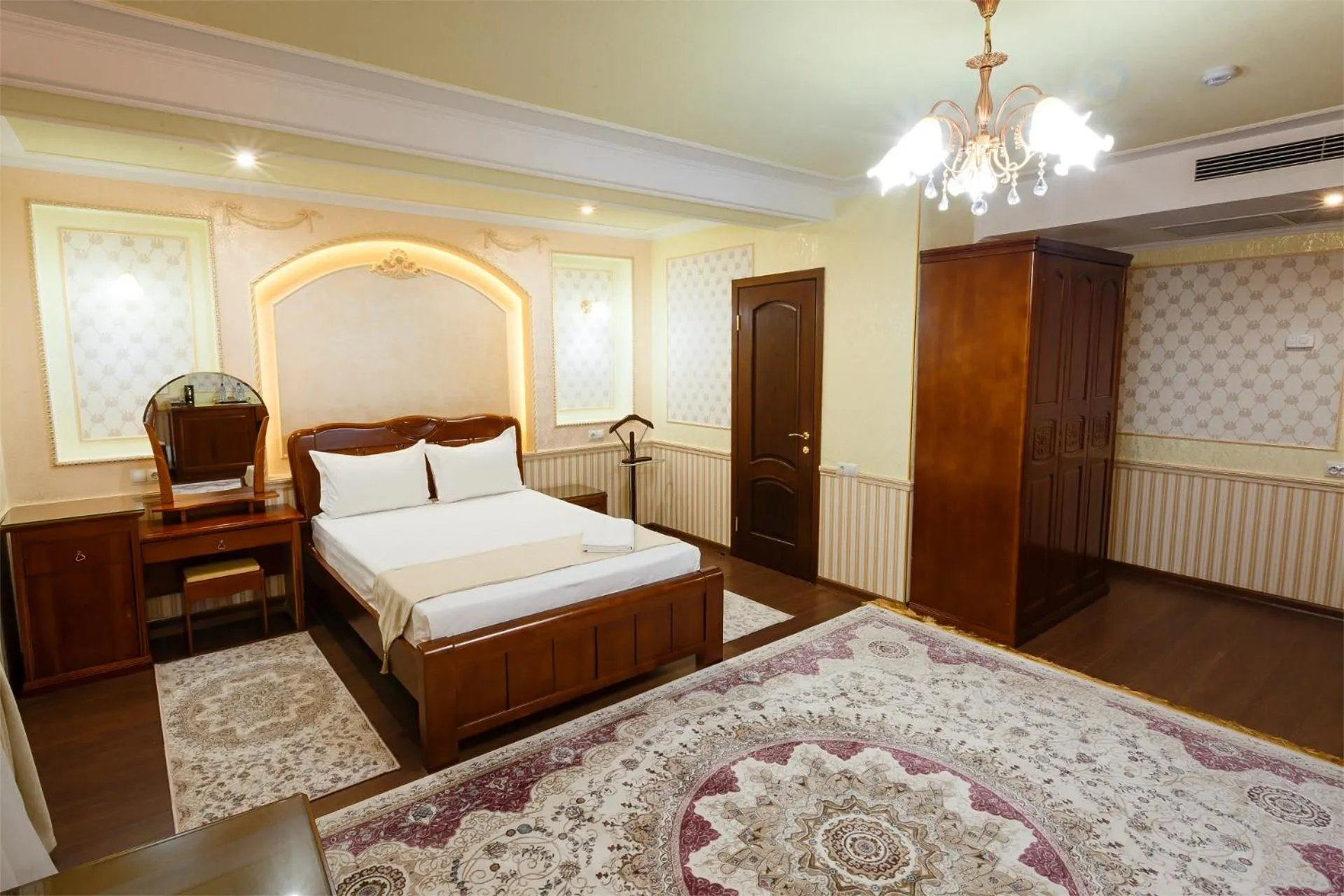 Bed in Salut Hotel Almaty