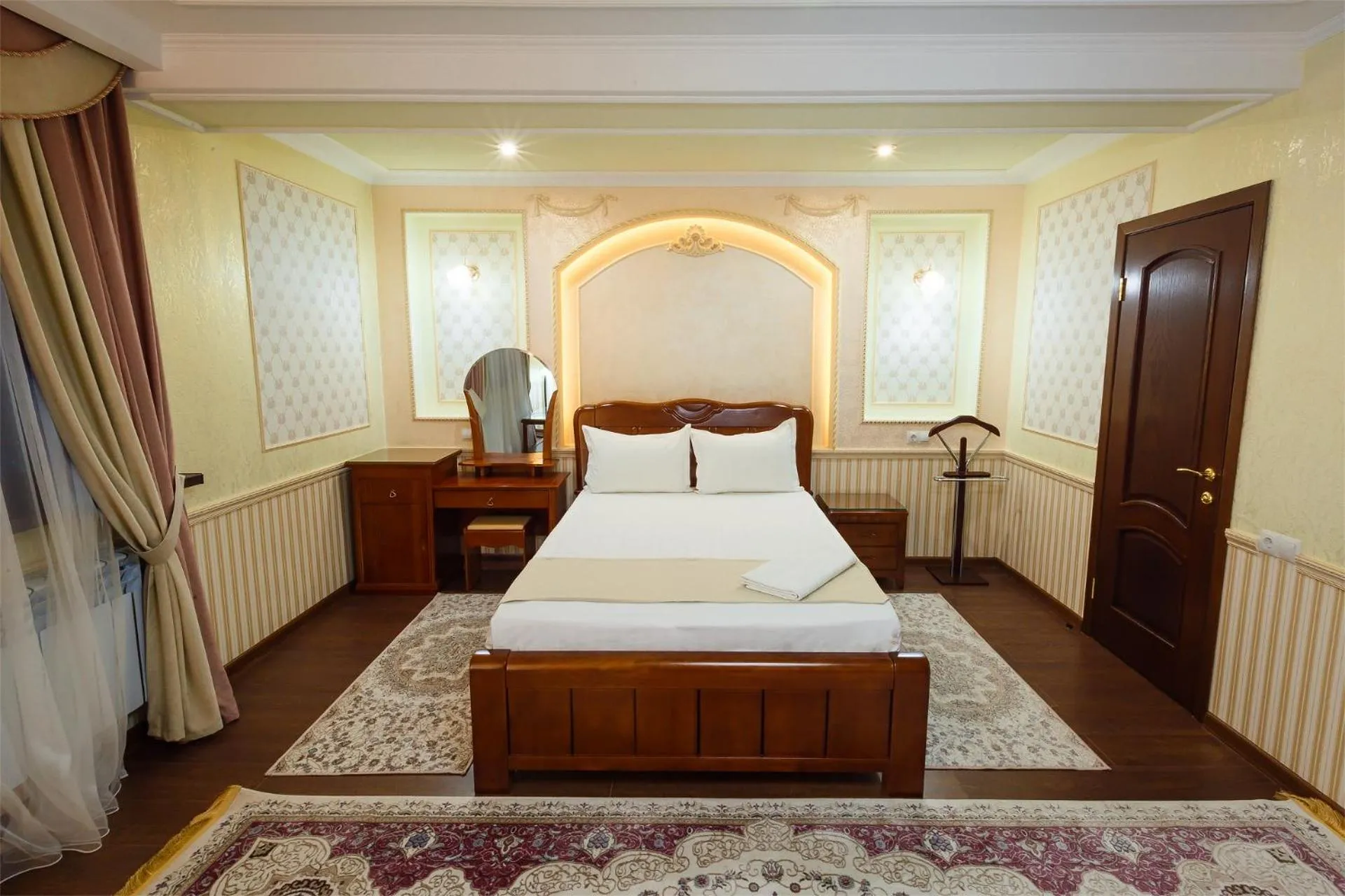 Bed in Salut Hotel Almaty
