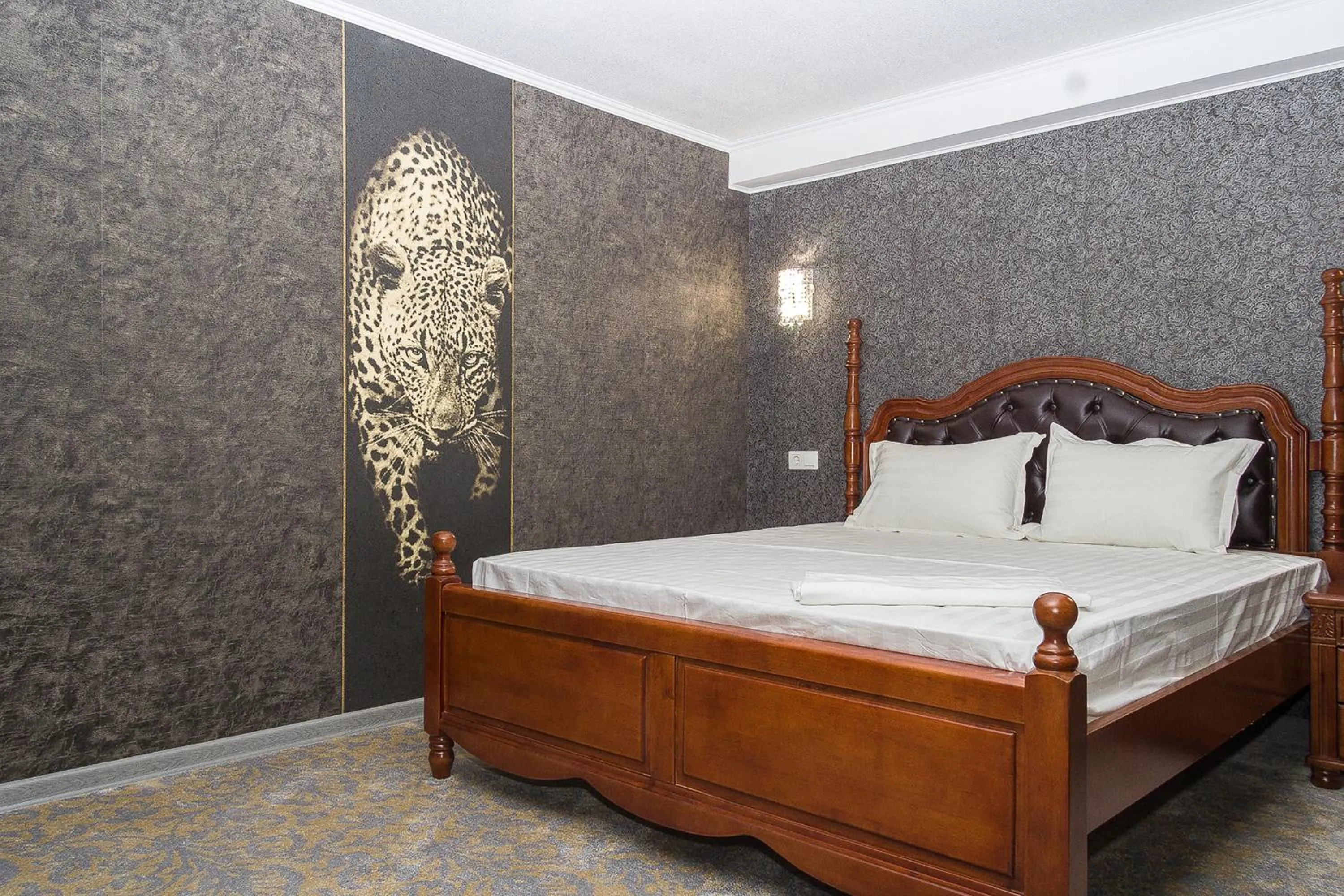 Bed in Salut Hotel Almaty