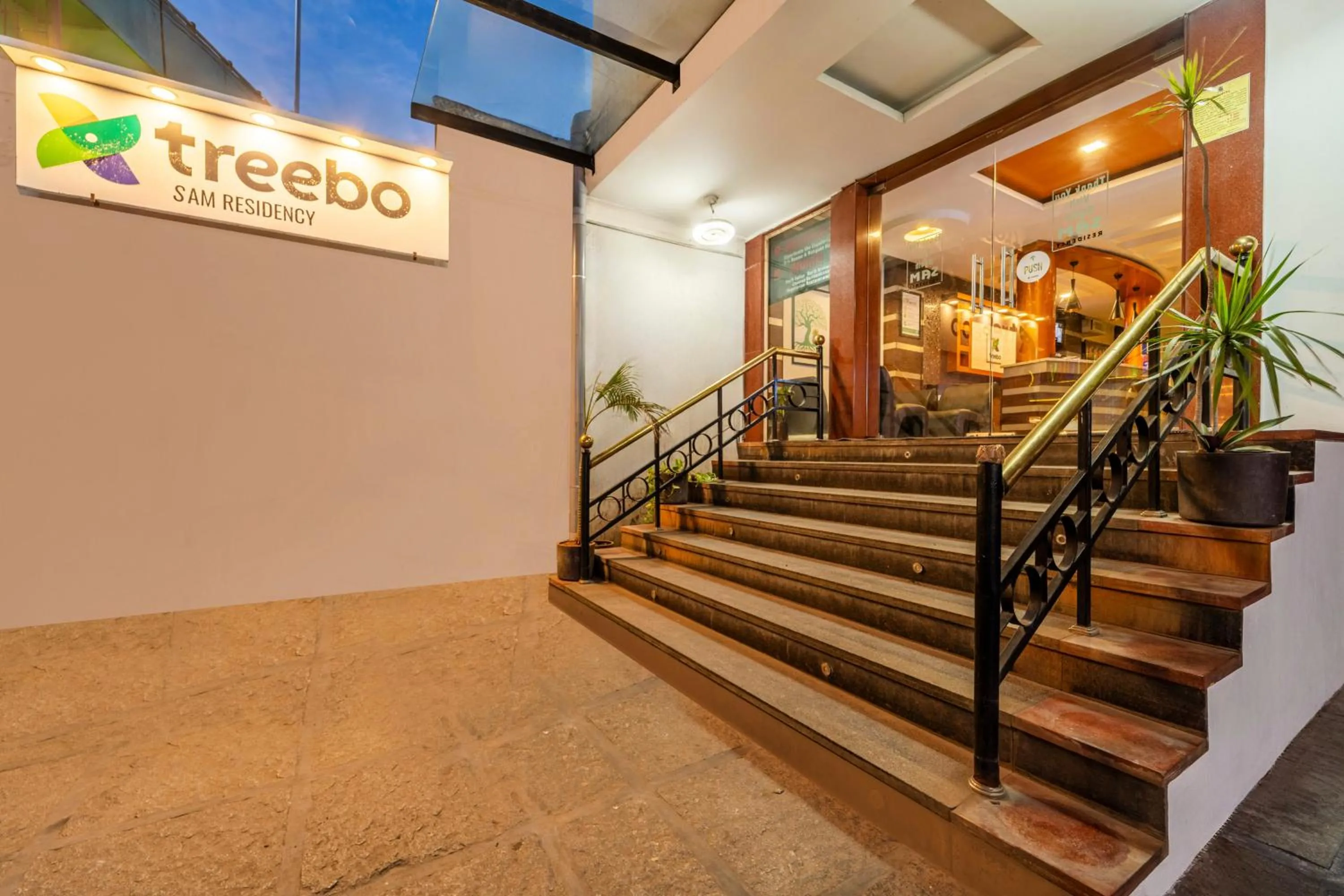 Facade/entrance in Treebo Sam Residency