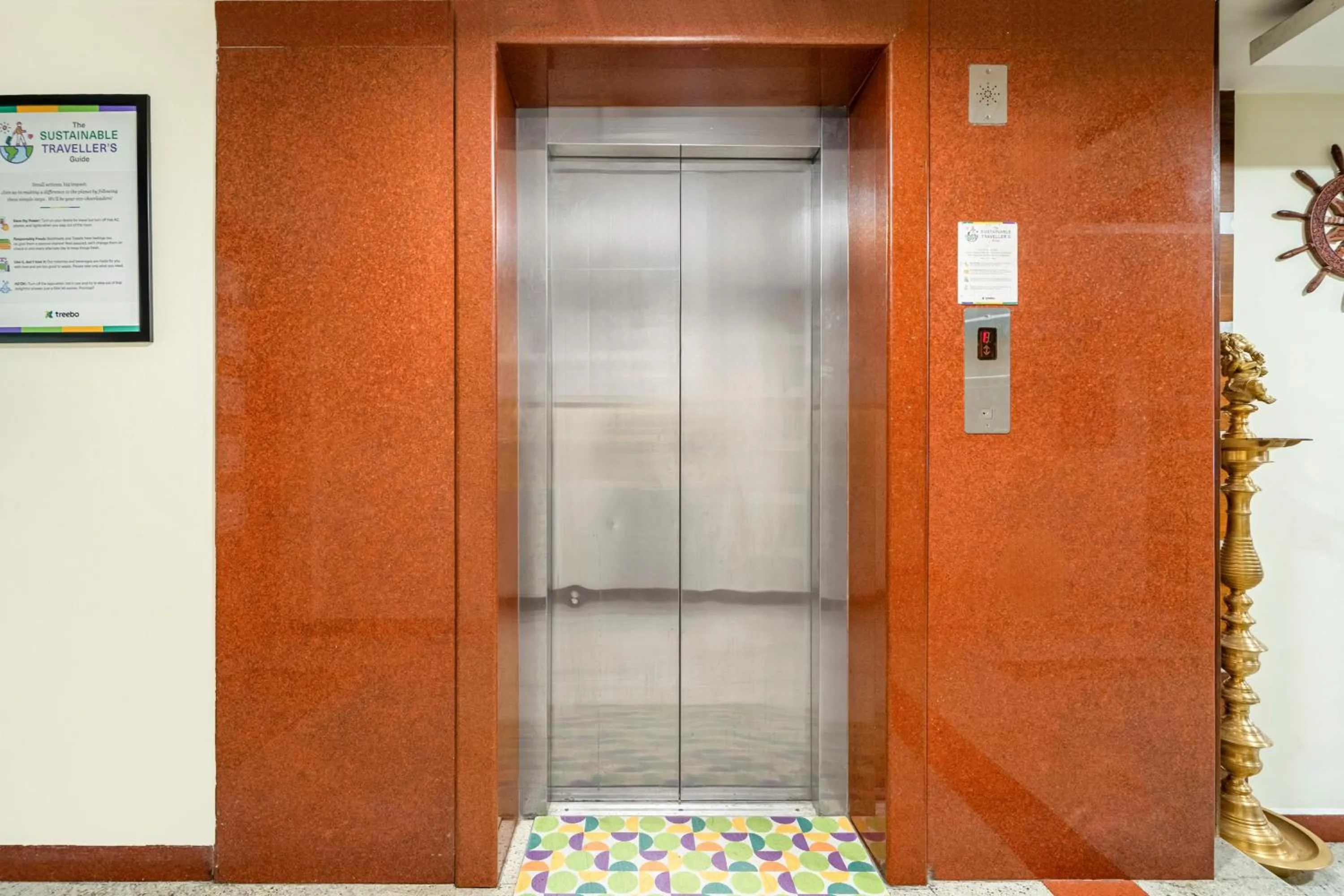 elevator in Treebo Sam Residency