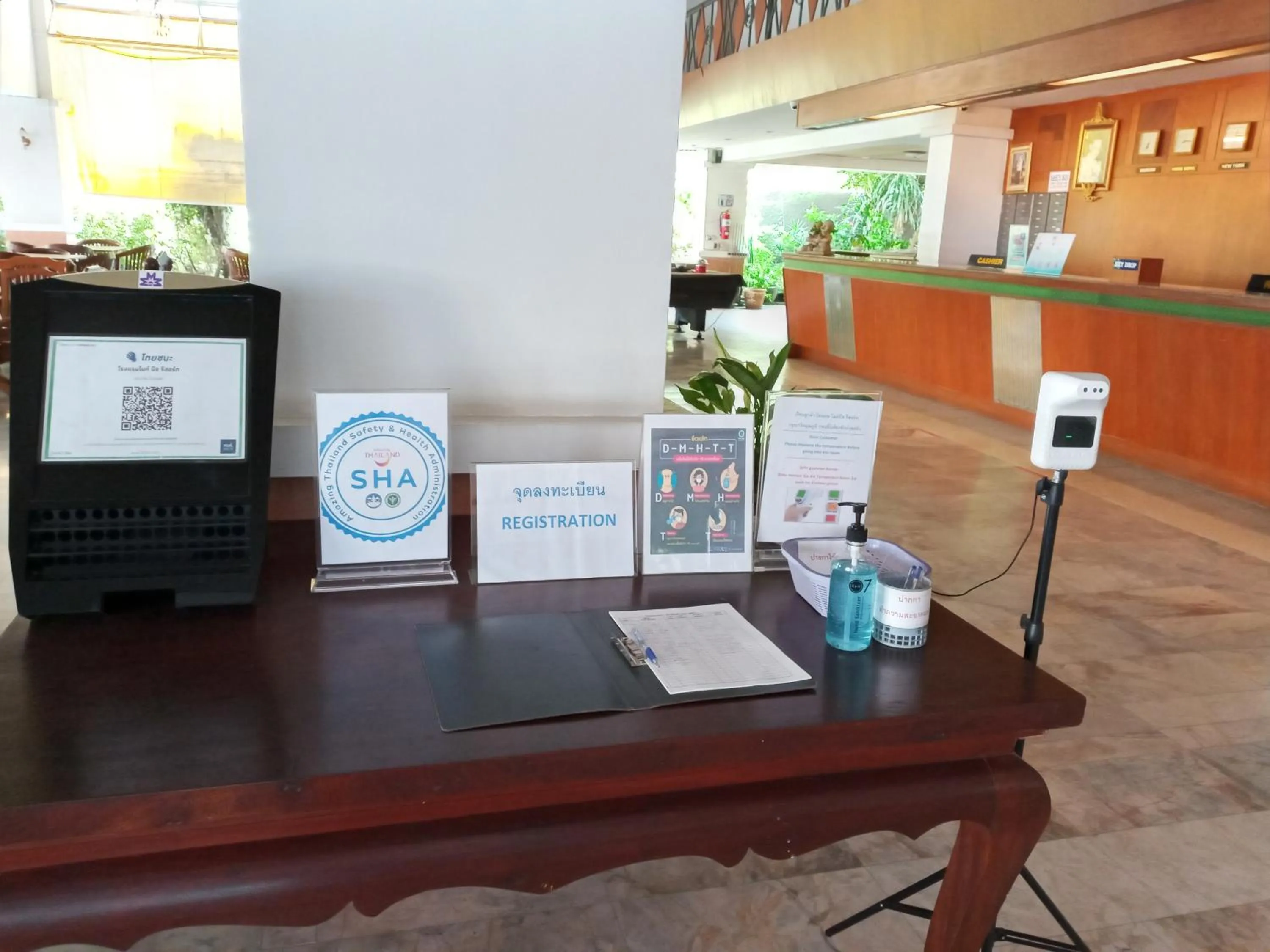Lobby or reception in Mike Beach Resort