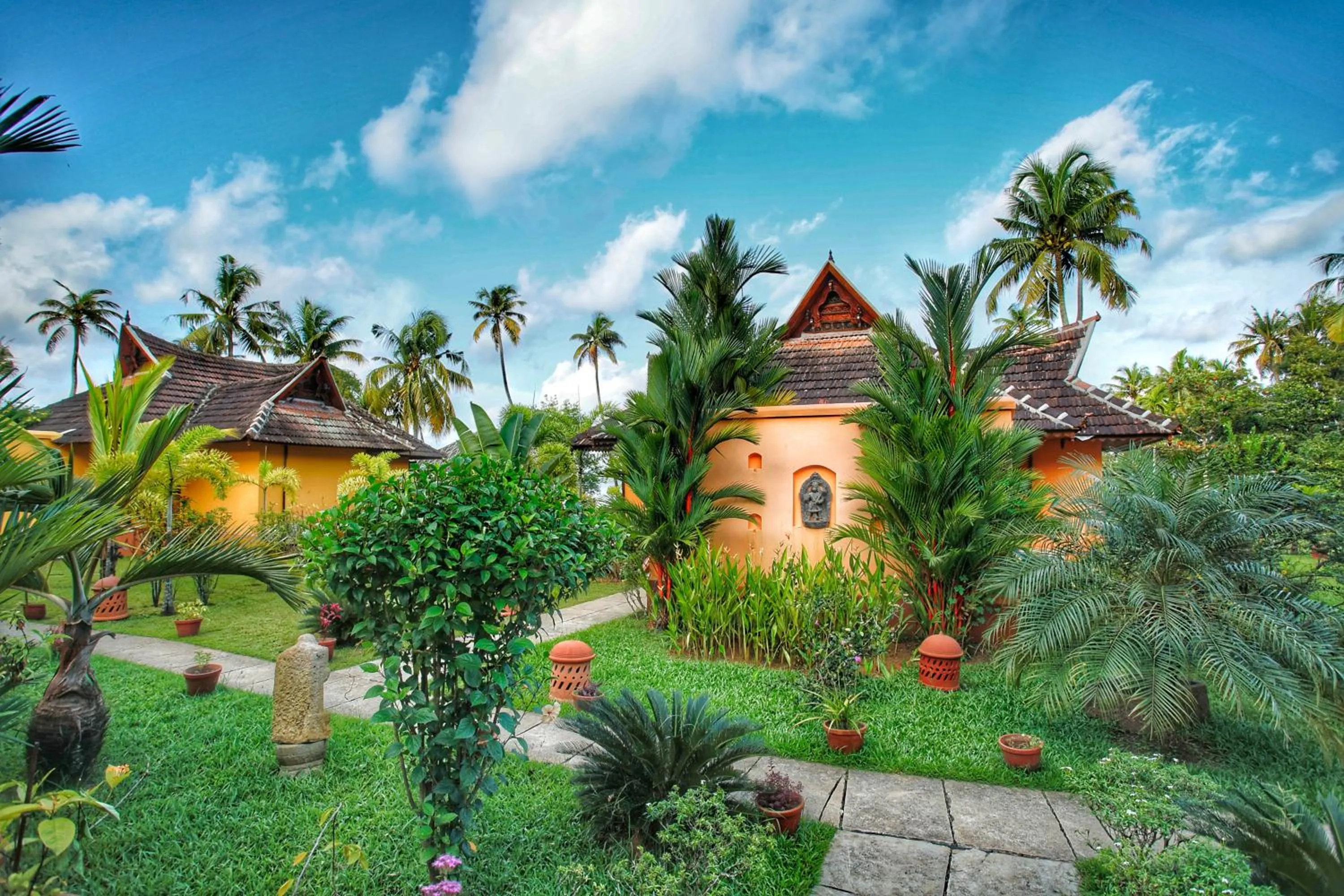 Garden view in Ameya Kerala