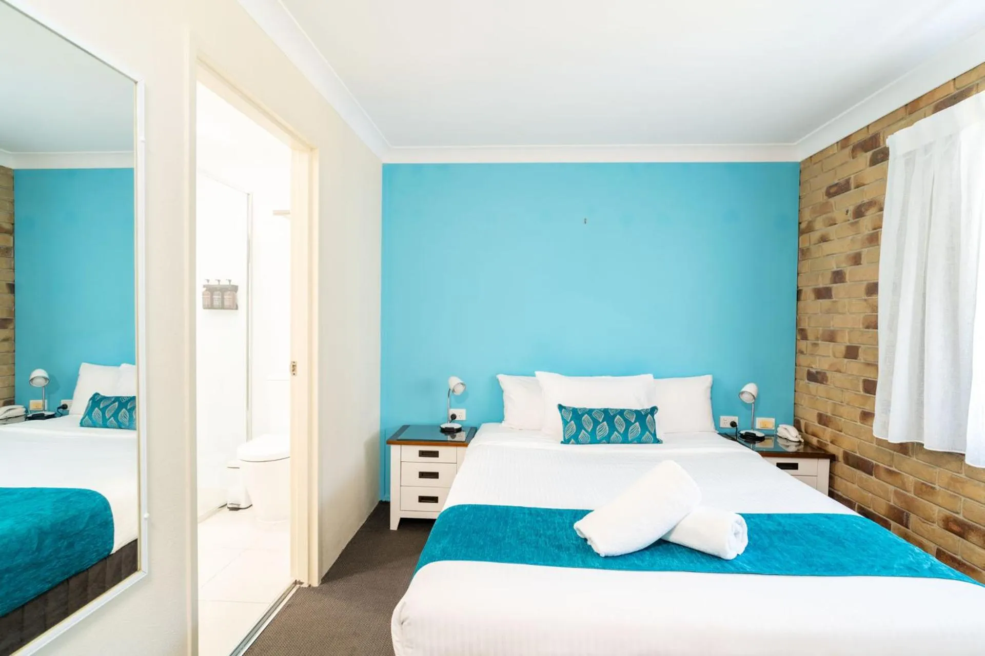 Bed in Byron Bayside Central Studio Apartments