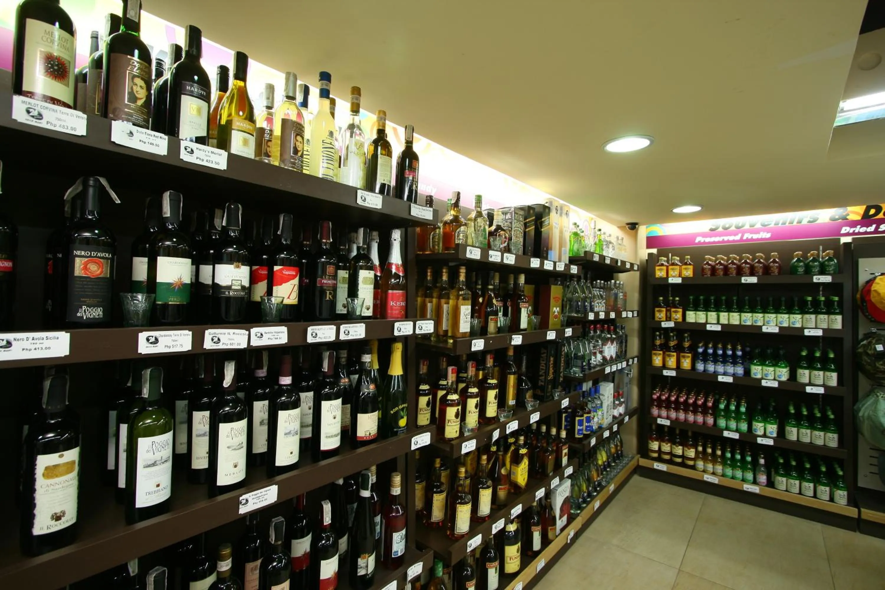 On-site shops in Crown Regency Prince Resort