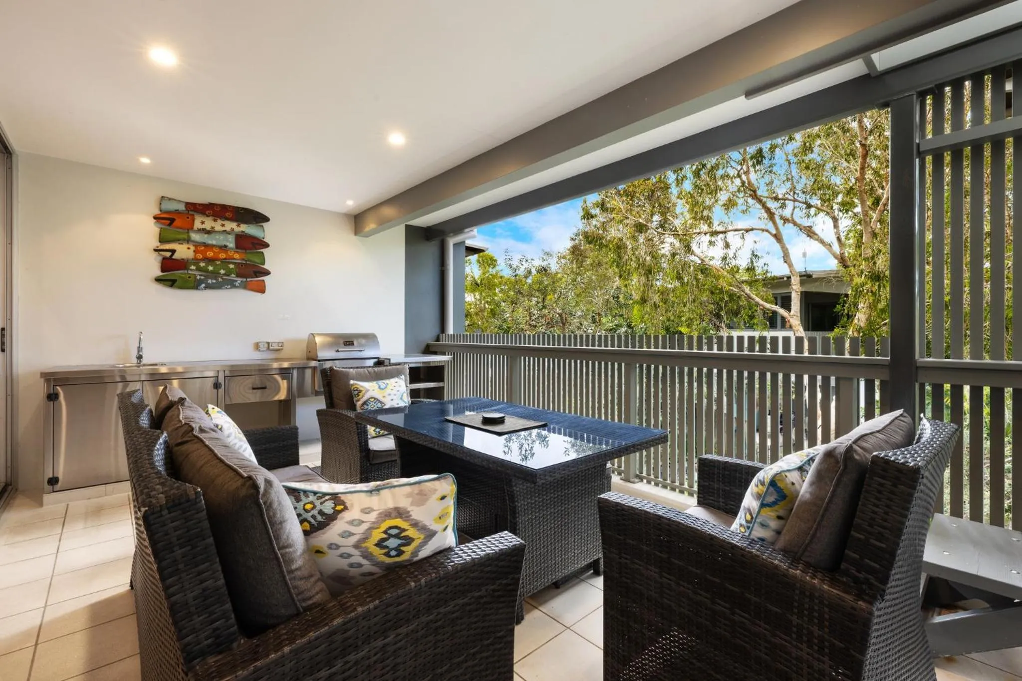 Patio in East On Byron Bay Apartments