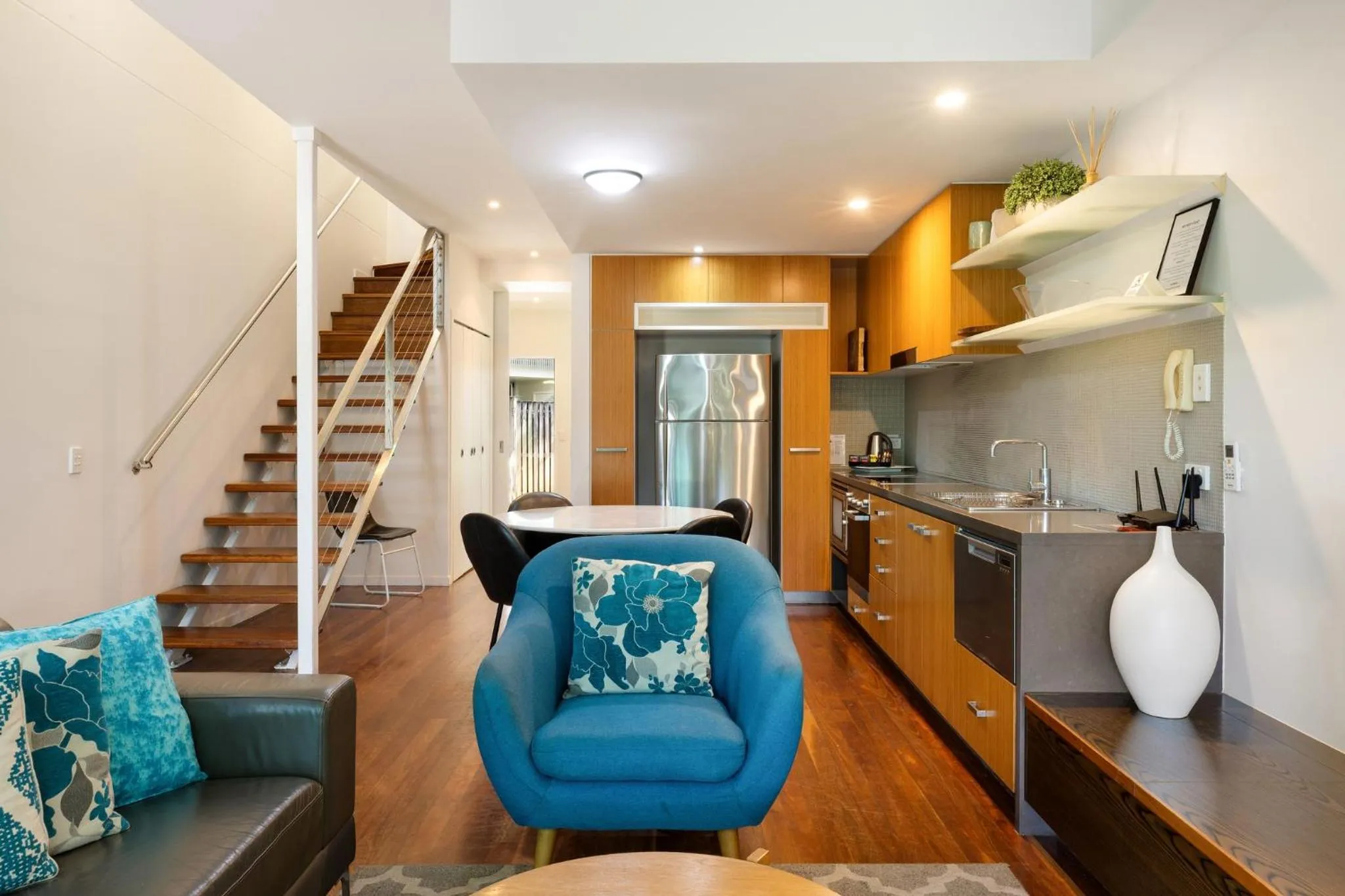 Kitchen or kitchenette in East On Byron Bay Apartments