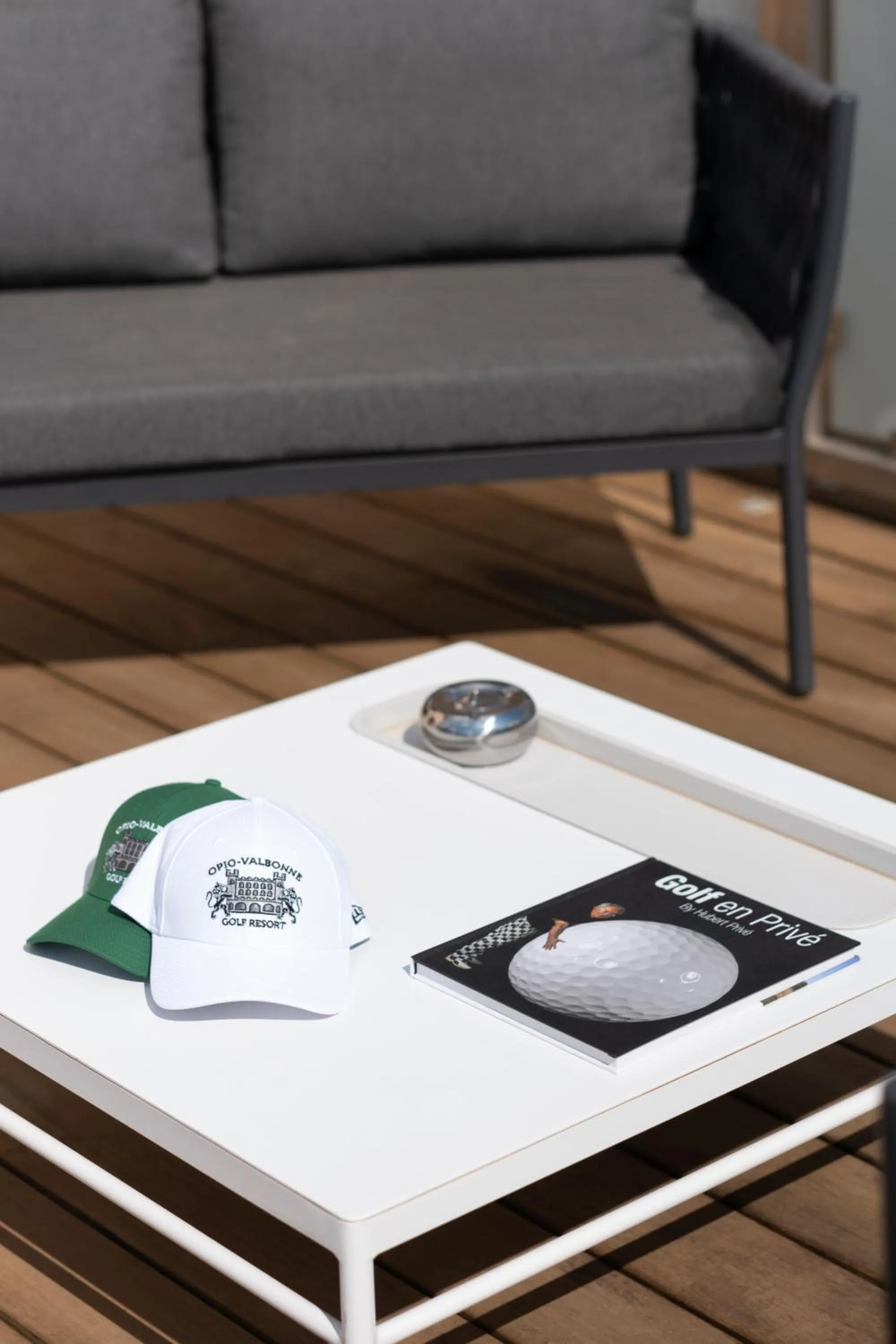 Balcony/Terrace in Hôtel Golf & Spa Château de la Bégude The Originals Collection