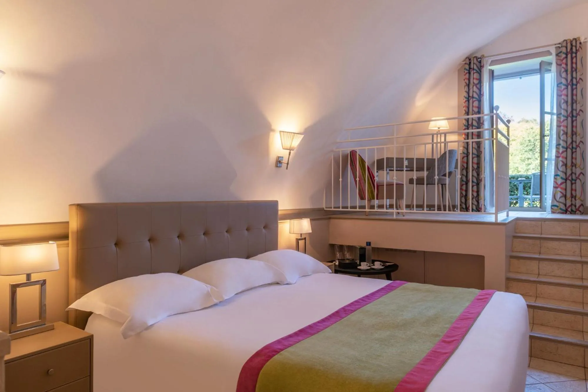 Photo of the whole room, Bed in Hôtel Golf & Spa Château de la Bégude The Originals Collection