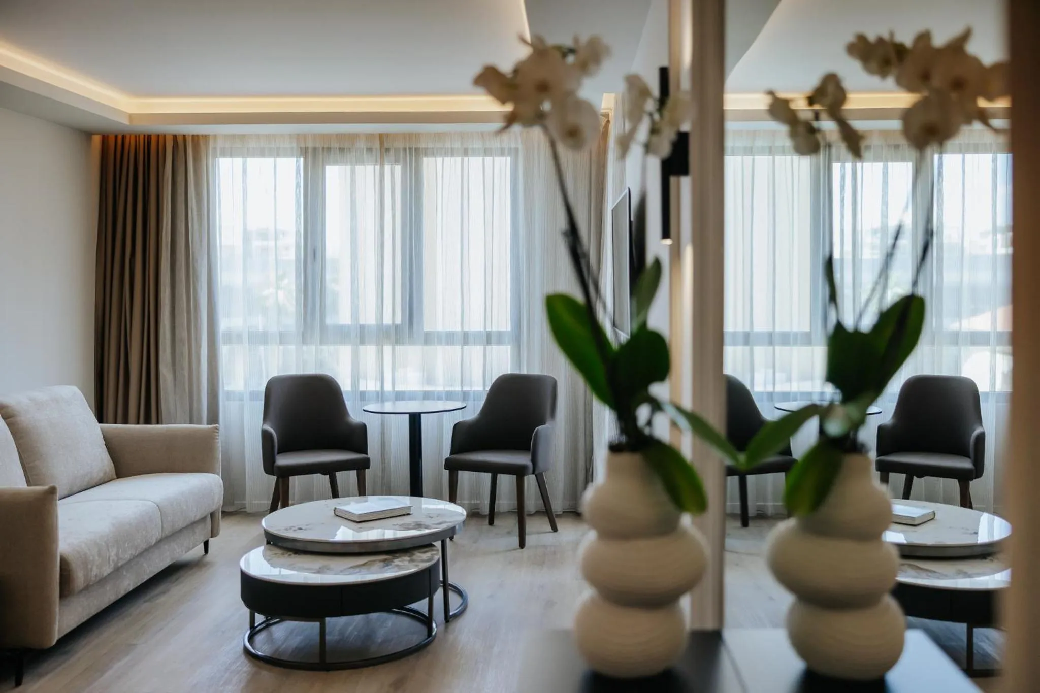 Living room in Odysseia Hotel Kapetanios