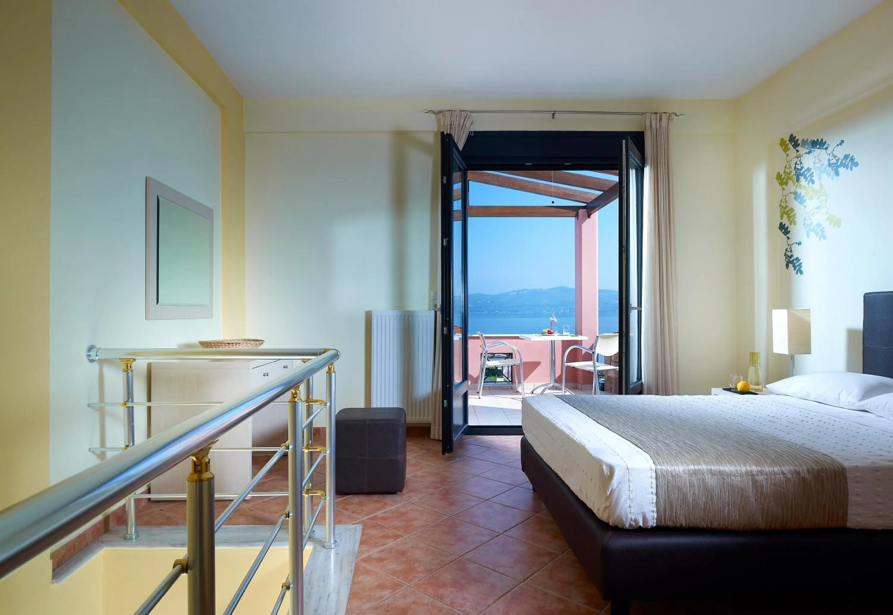 Bedroom in Aeolis Apartments & Studios