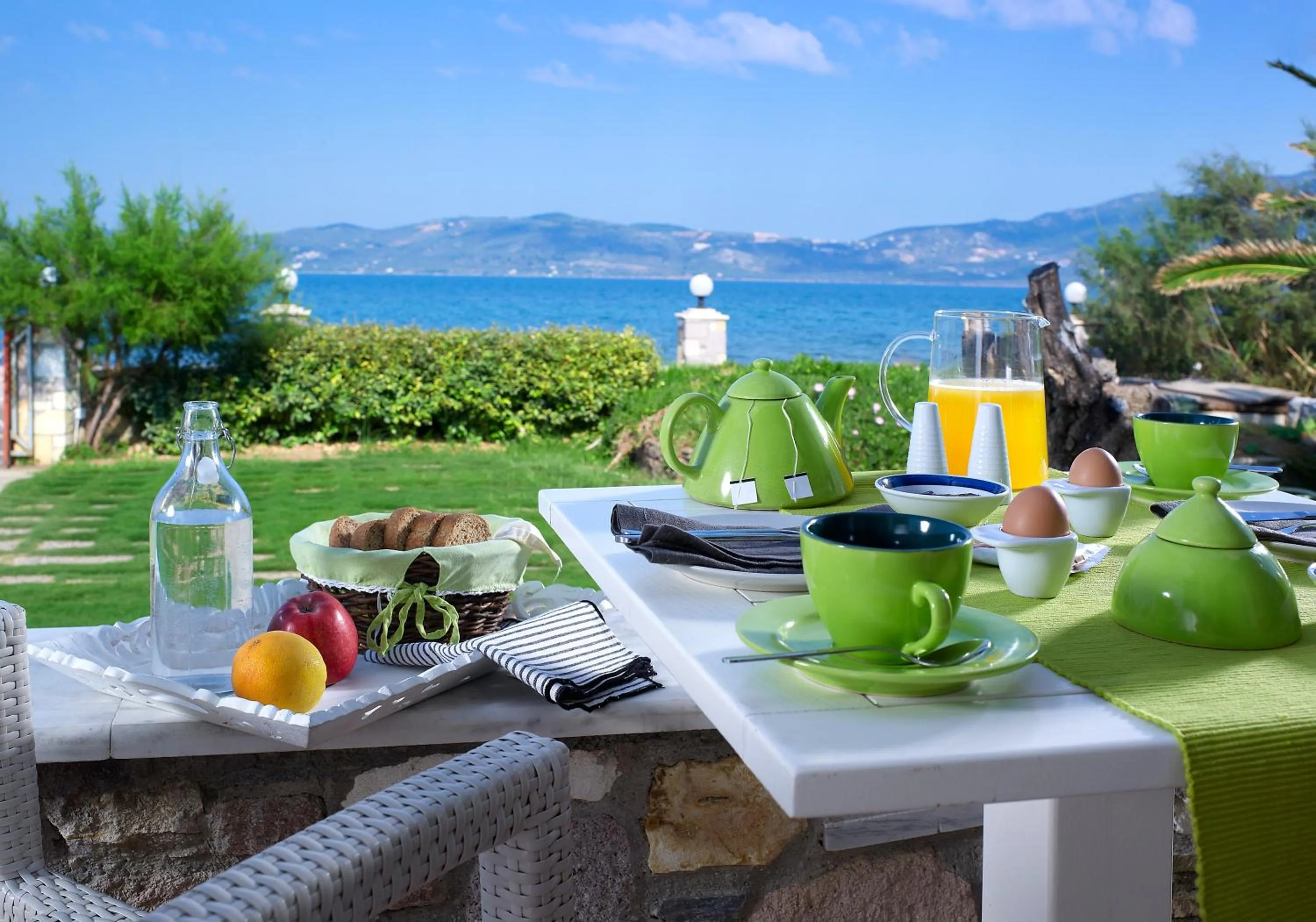 Sea view in Aeolis Apartments & Studios