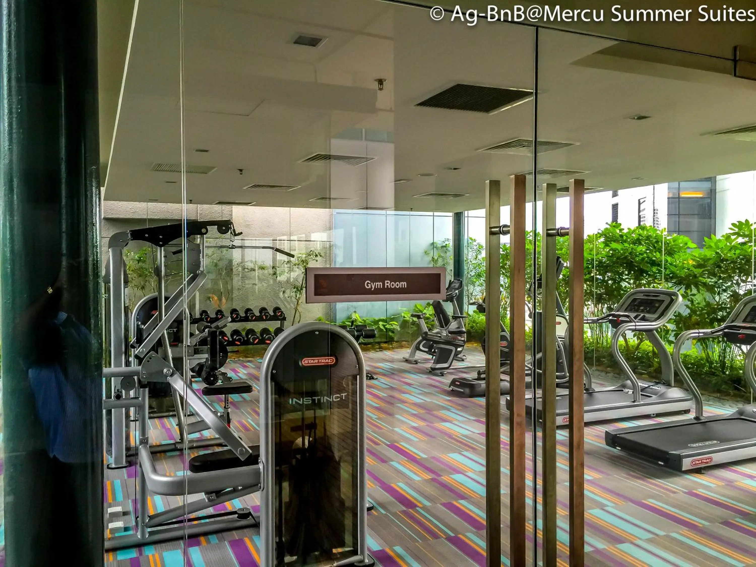 Fitness centre/facilities in Resort Hostel In City