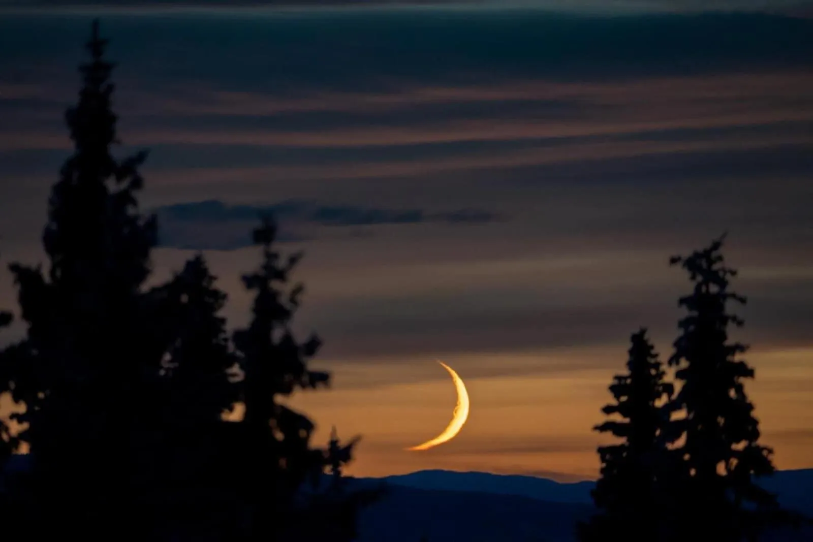 Sunset in Nordseter Fjellpark, Hyttegrend