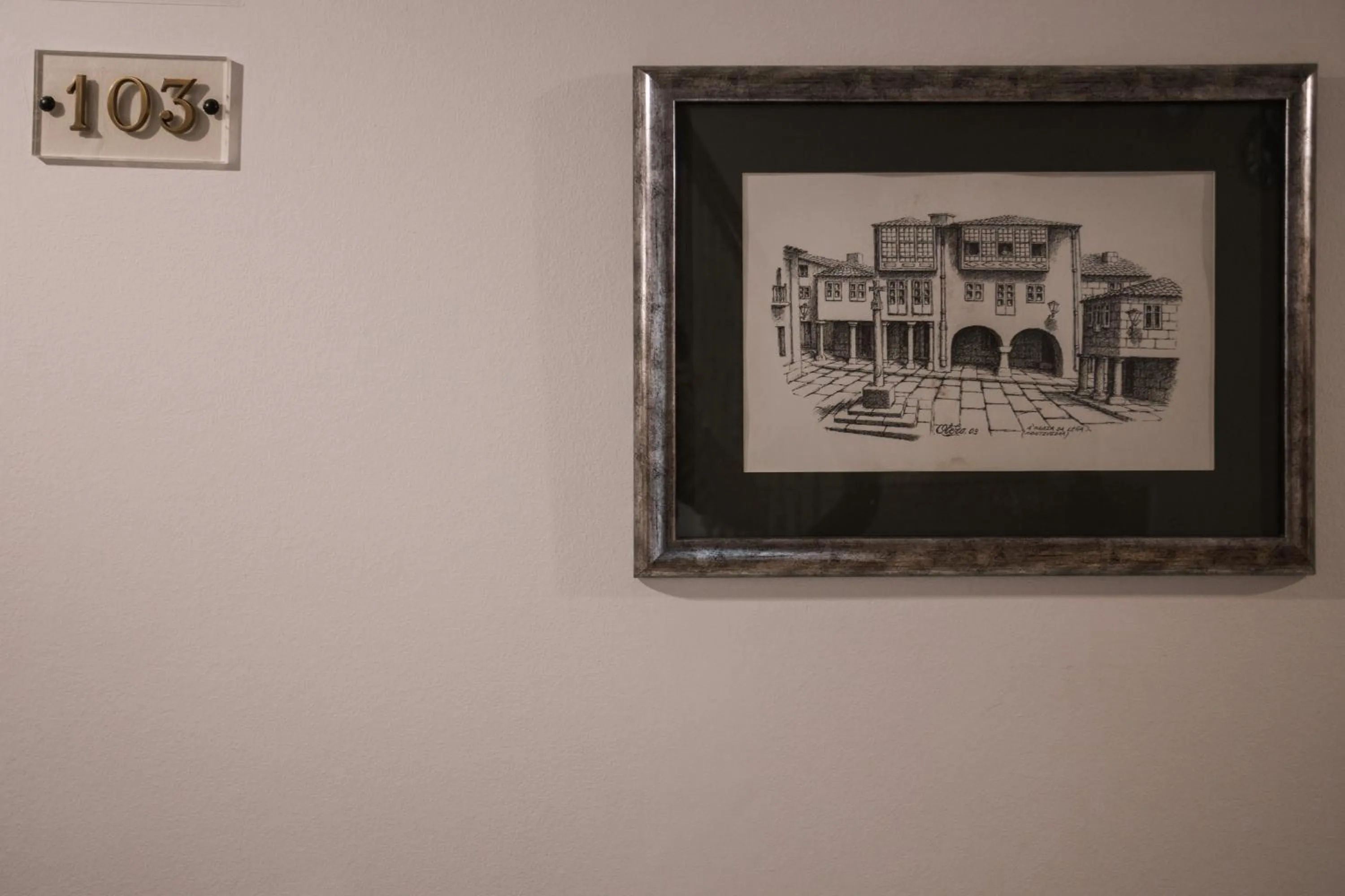 Property building in Hotel Restaurante Rúas