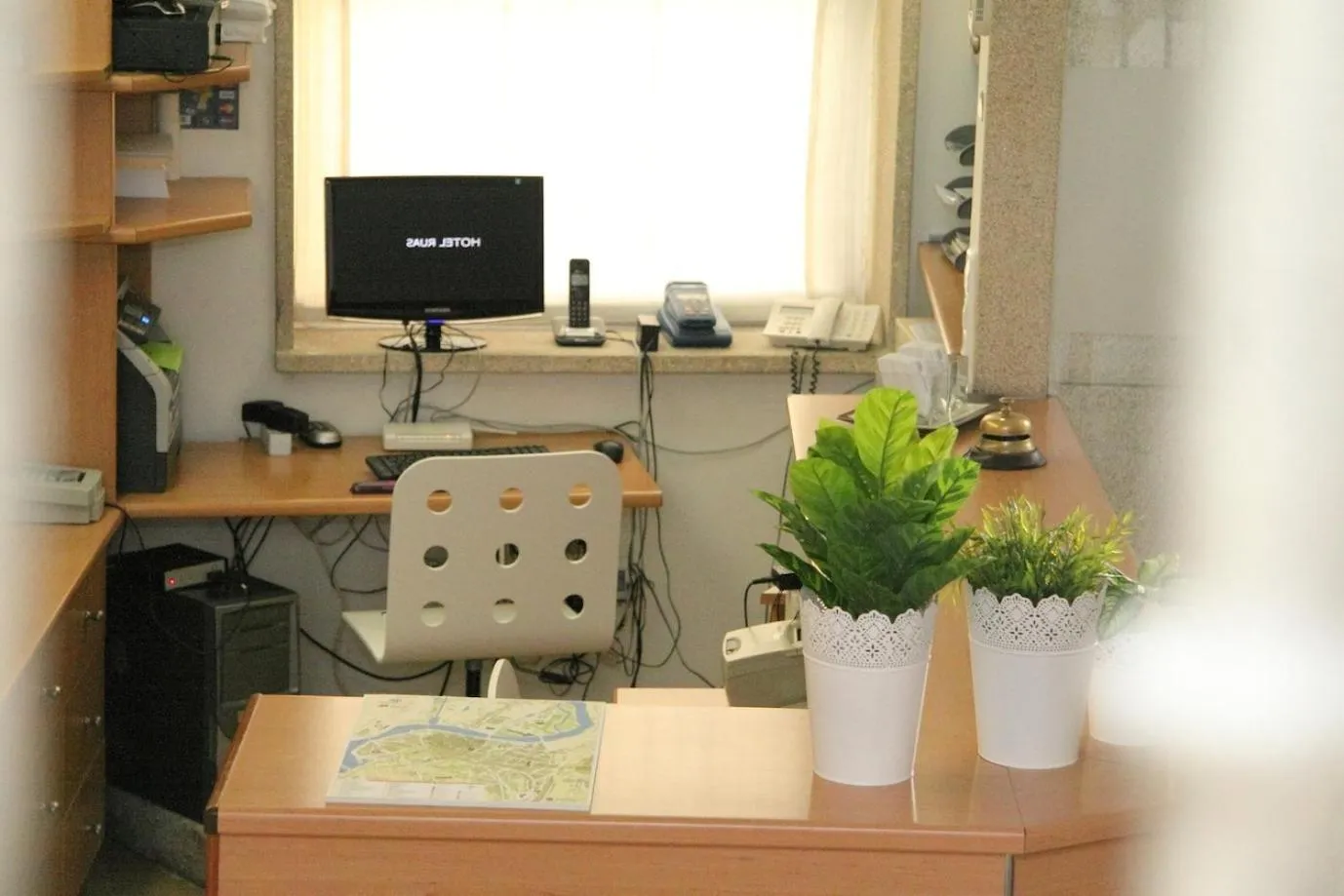 Lobby or reception in Hotel Restaurante Rúas