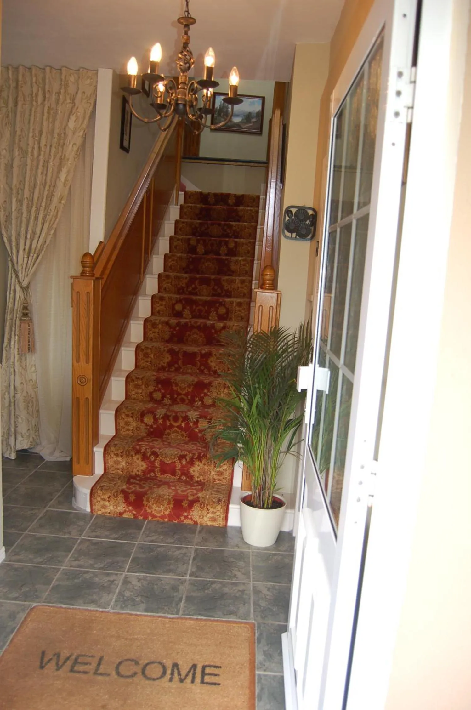 Decorative detail in The Gardens guest accommodation