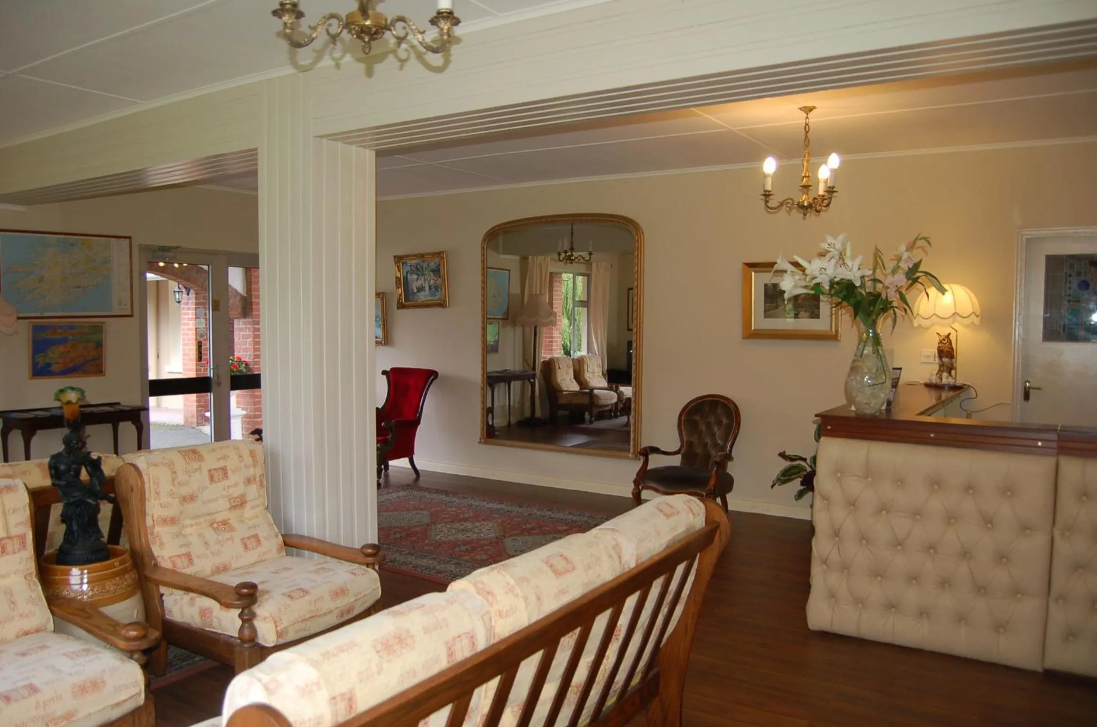 Lobby or reception in The Gardens guest accommodation