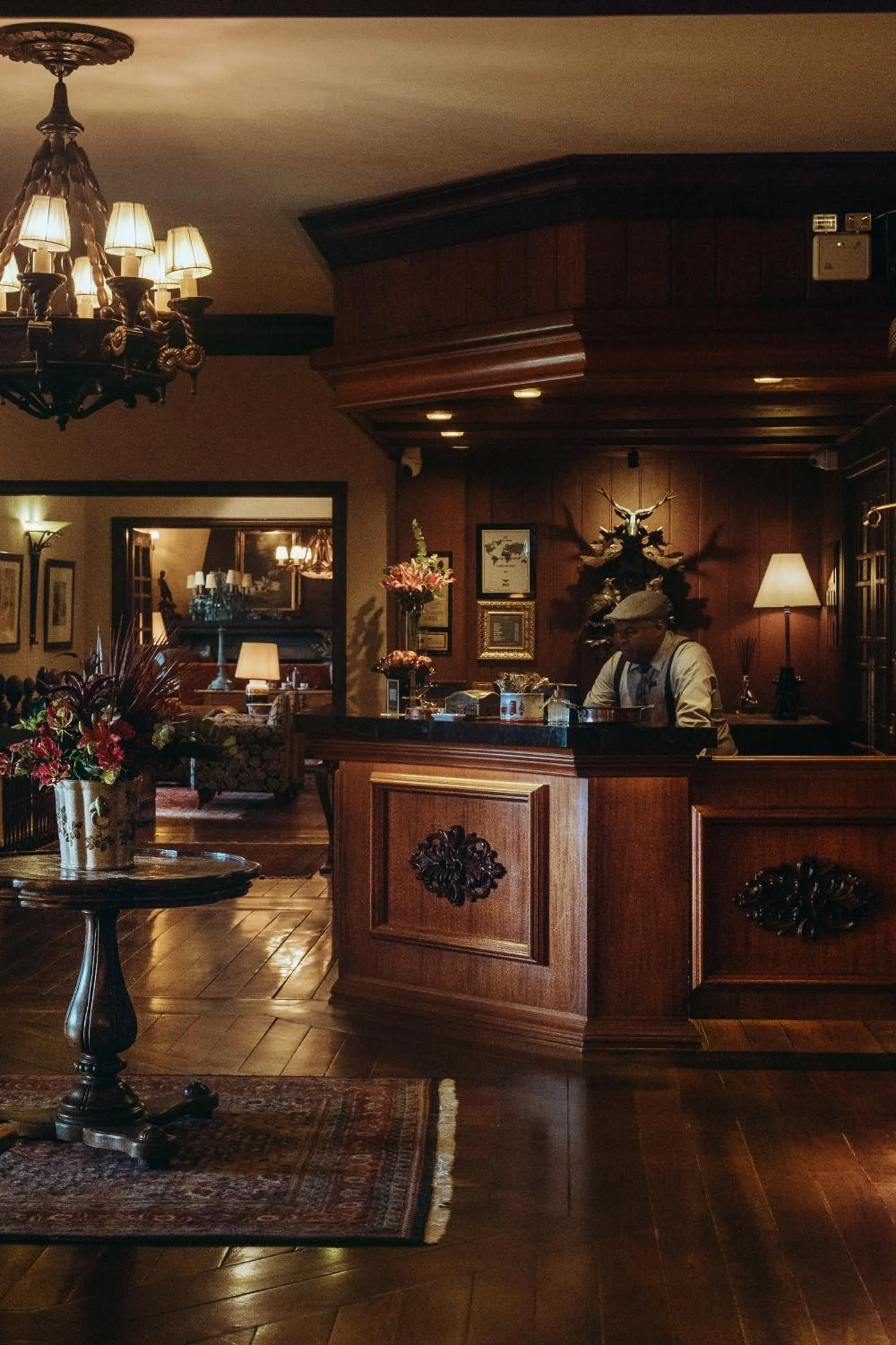Lobby or reception in Casa da Montanha