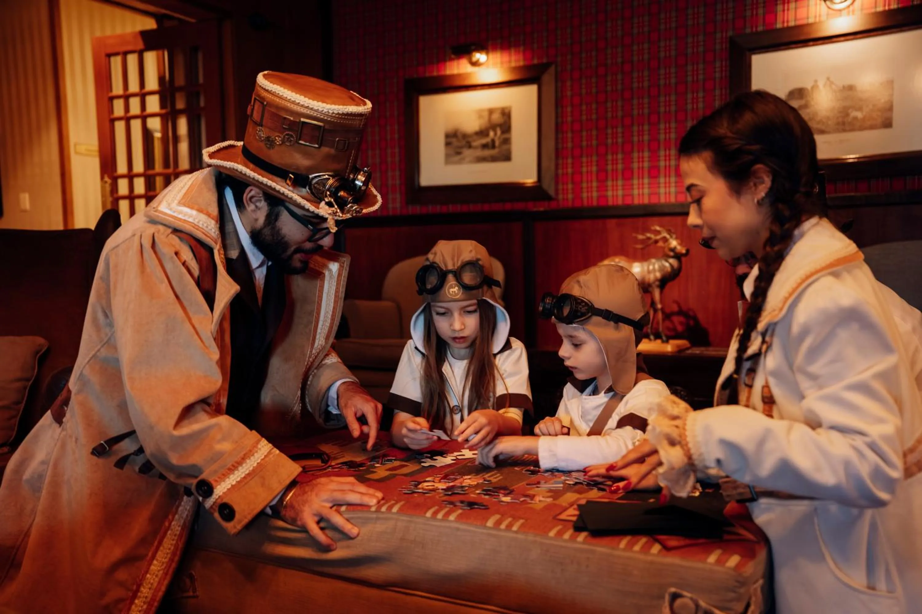 children in Casa da Montanha