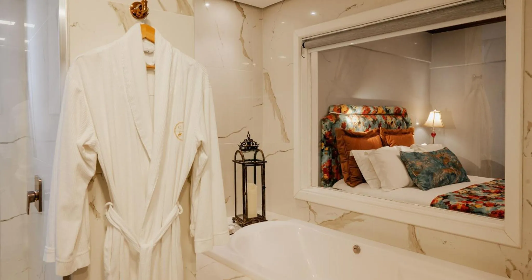 Bathroom, Bed in Casa da Montanha